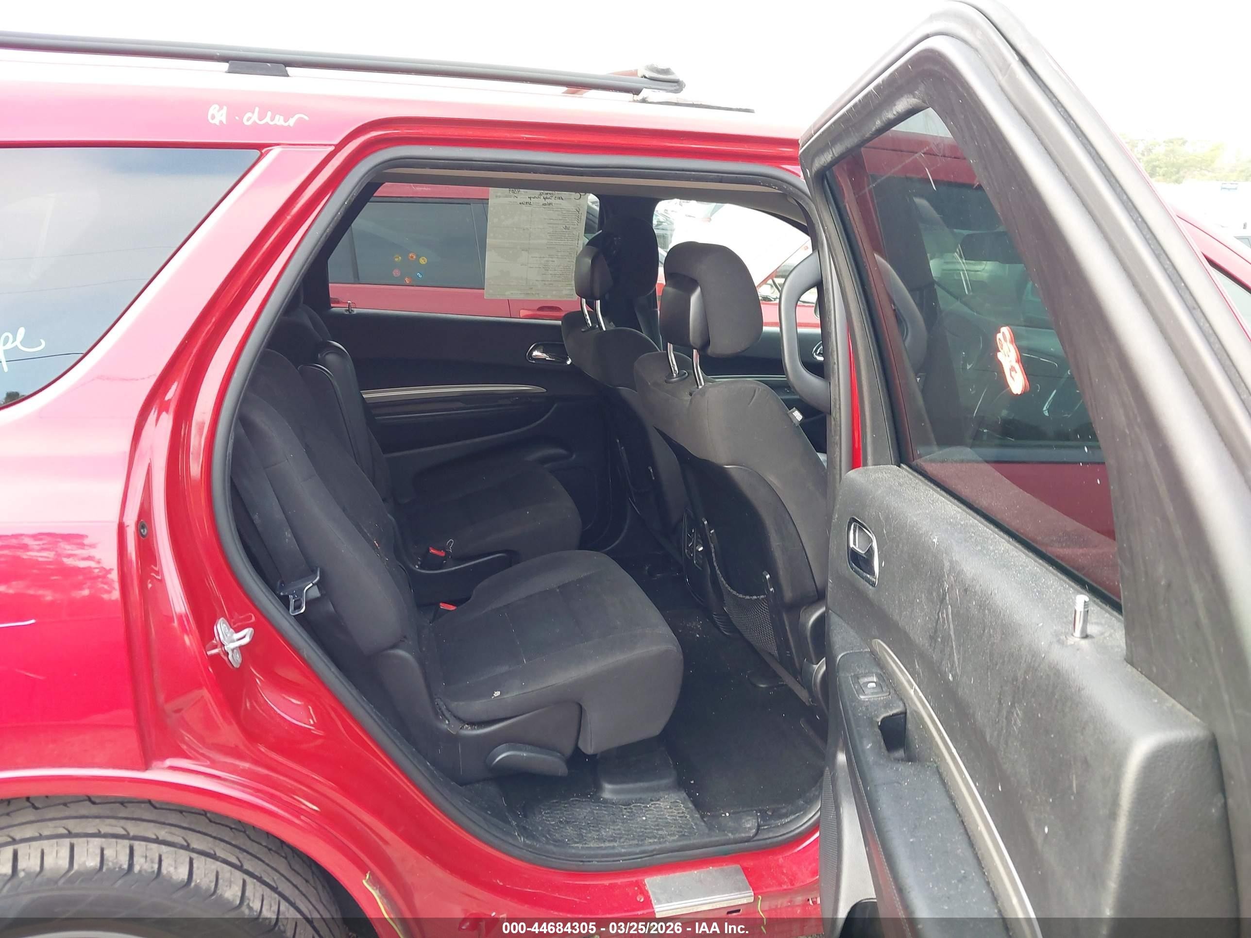 2013 Dodge Durango Sxt Red vin: 1C4RDHAG3DC575879