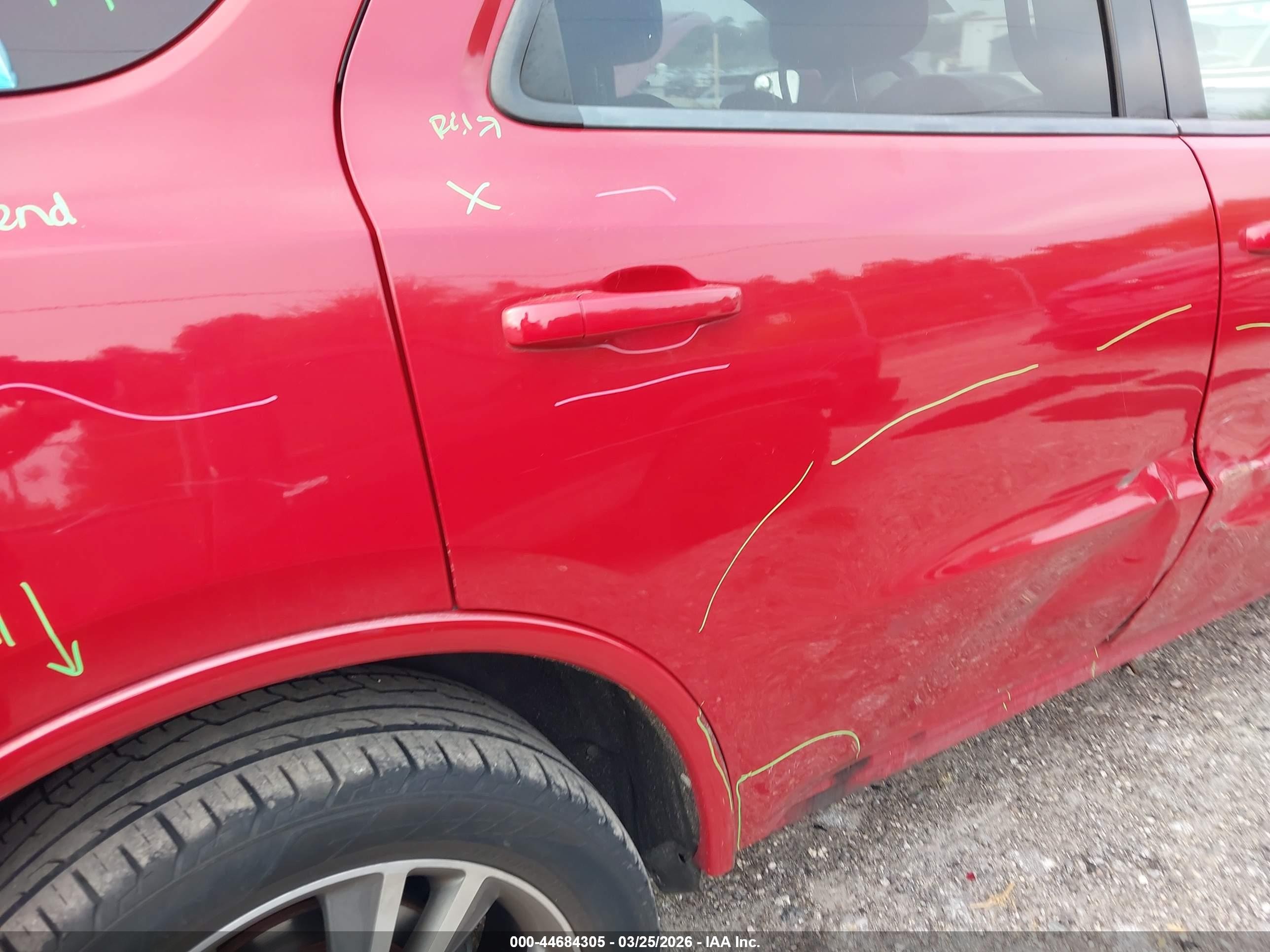 2013 Dodge Durango Sxt Red vin: 1C4RDHAG3DC575879