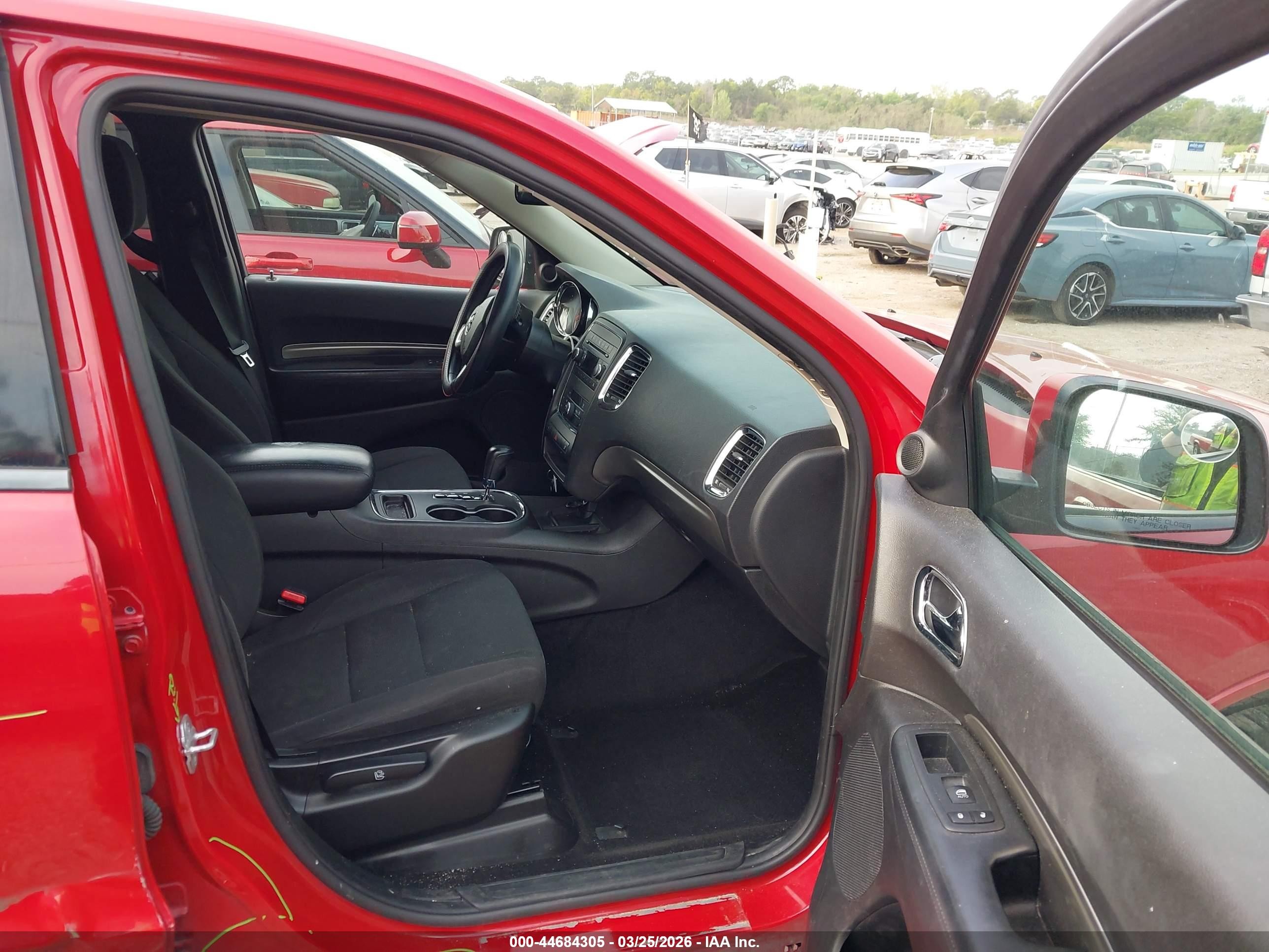 2013 Dodge Durango Sxt Red vin: 1C4RDHAG3DC575879