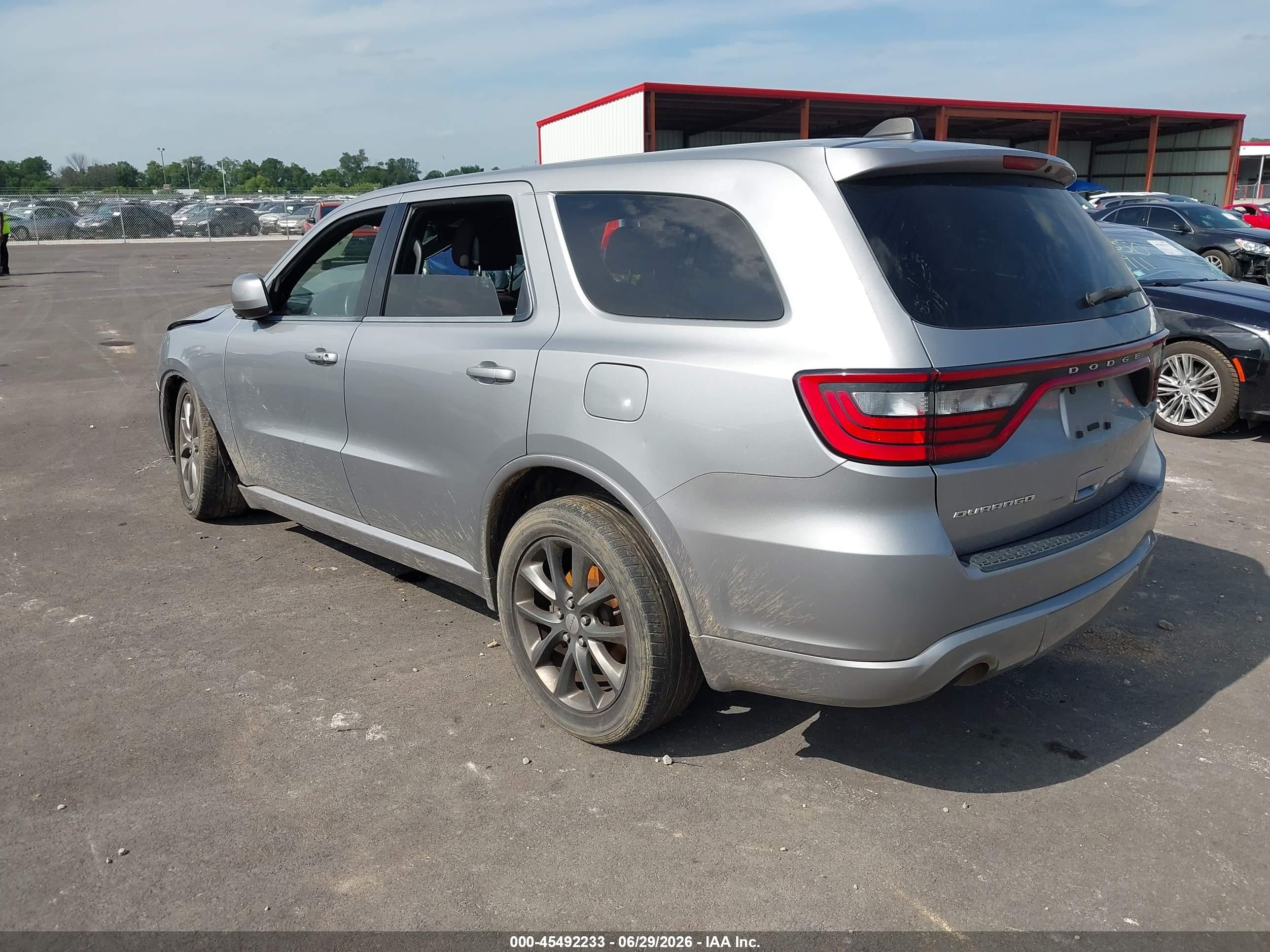 2014 Dodge Durango Sxt Silver vin: 1C4RDHAG3EC313247