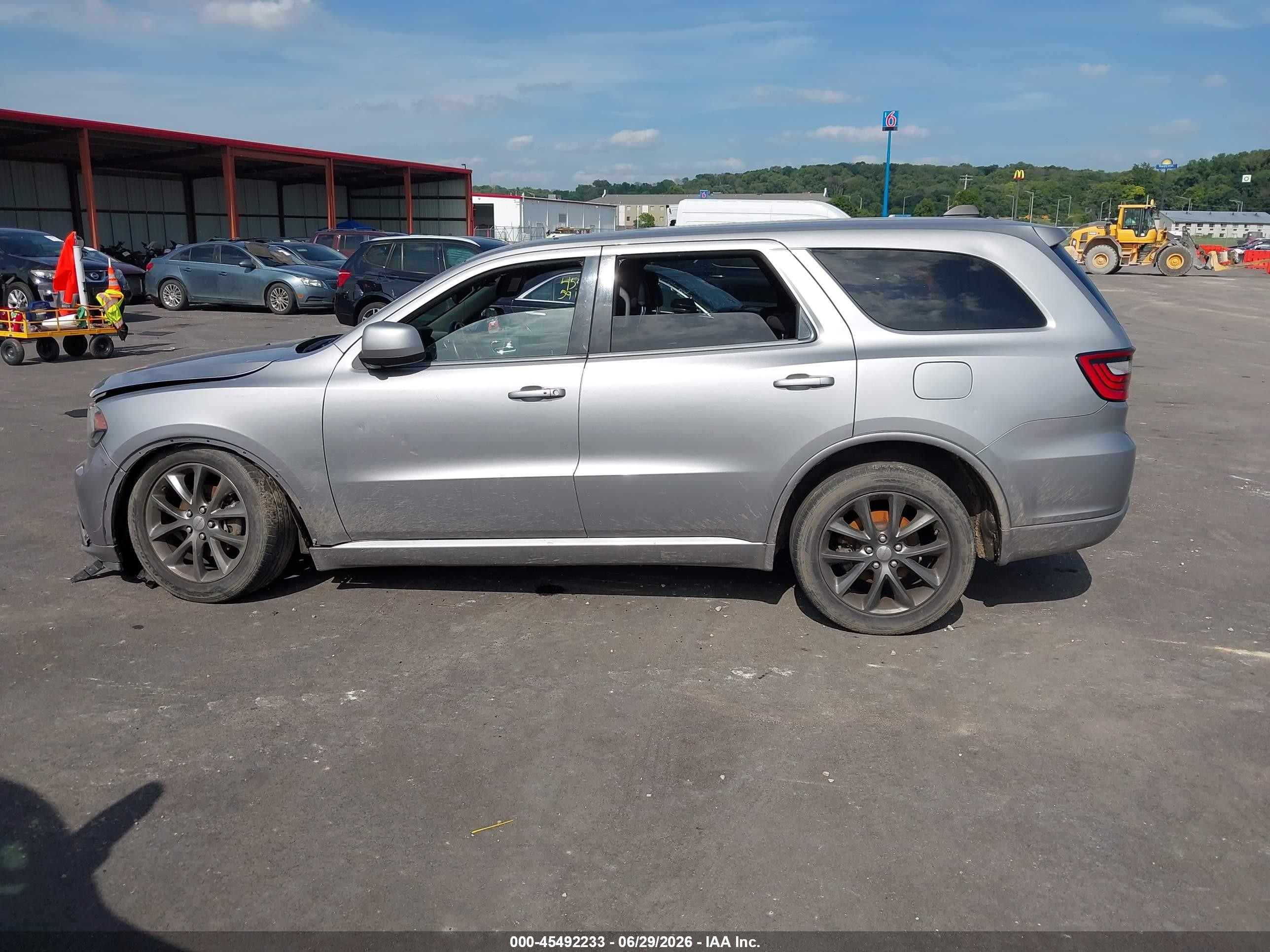 2014 Dodge Durango Sxt Silver vin: 1C4RDHAG3EC313247