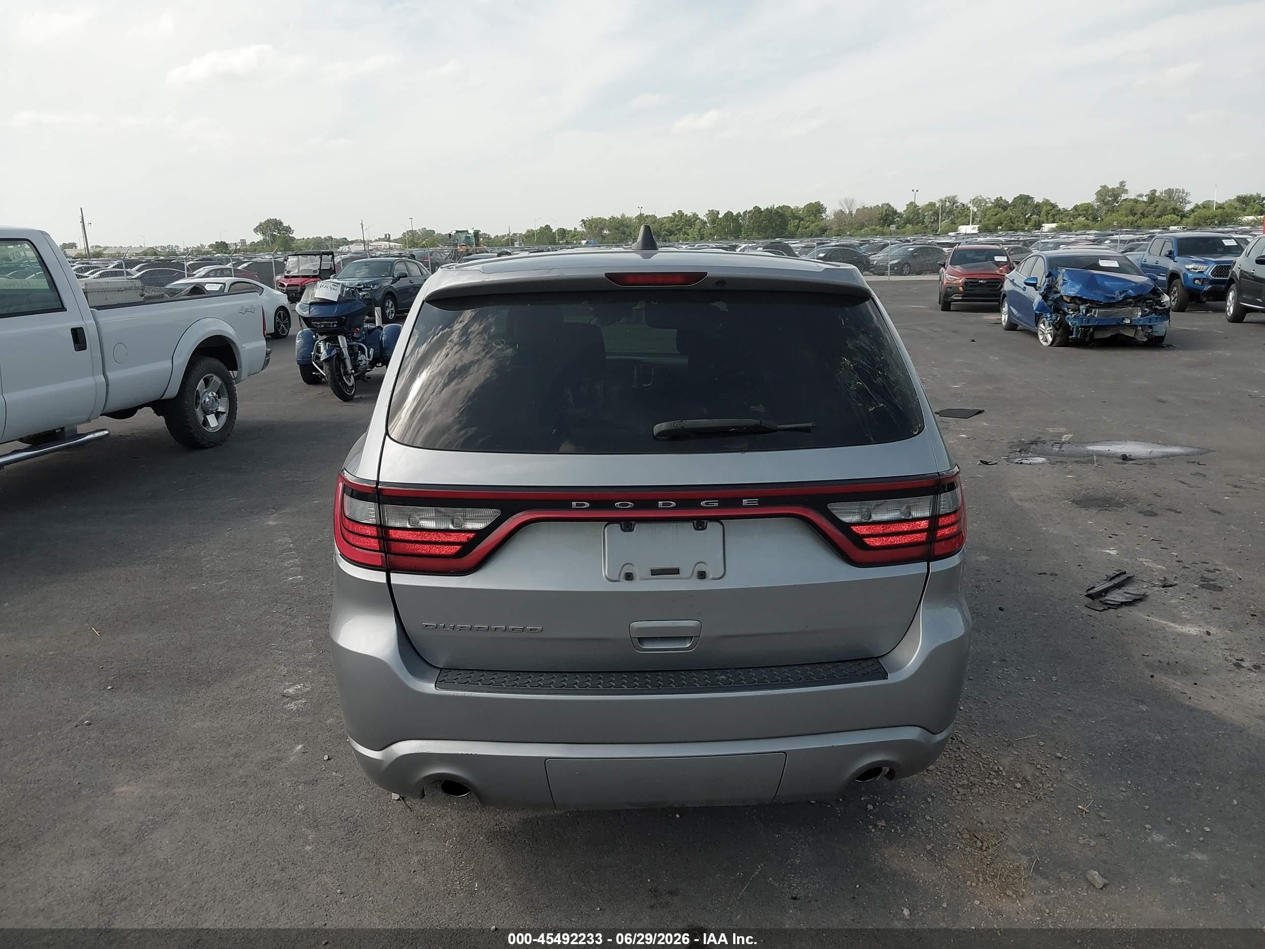 2014 Dodge Durango Sxt Silver vin: 1C4RDHAG3EC313247