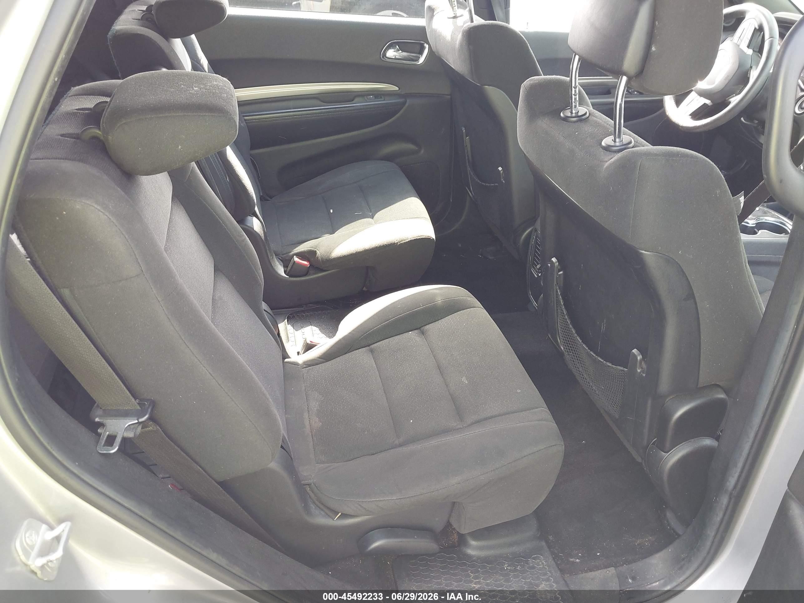2014 Dodge Durango Sxt Silver vin: 1C4RDHAG3EC313247