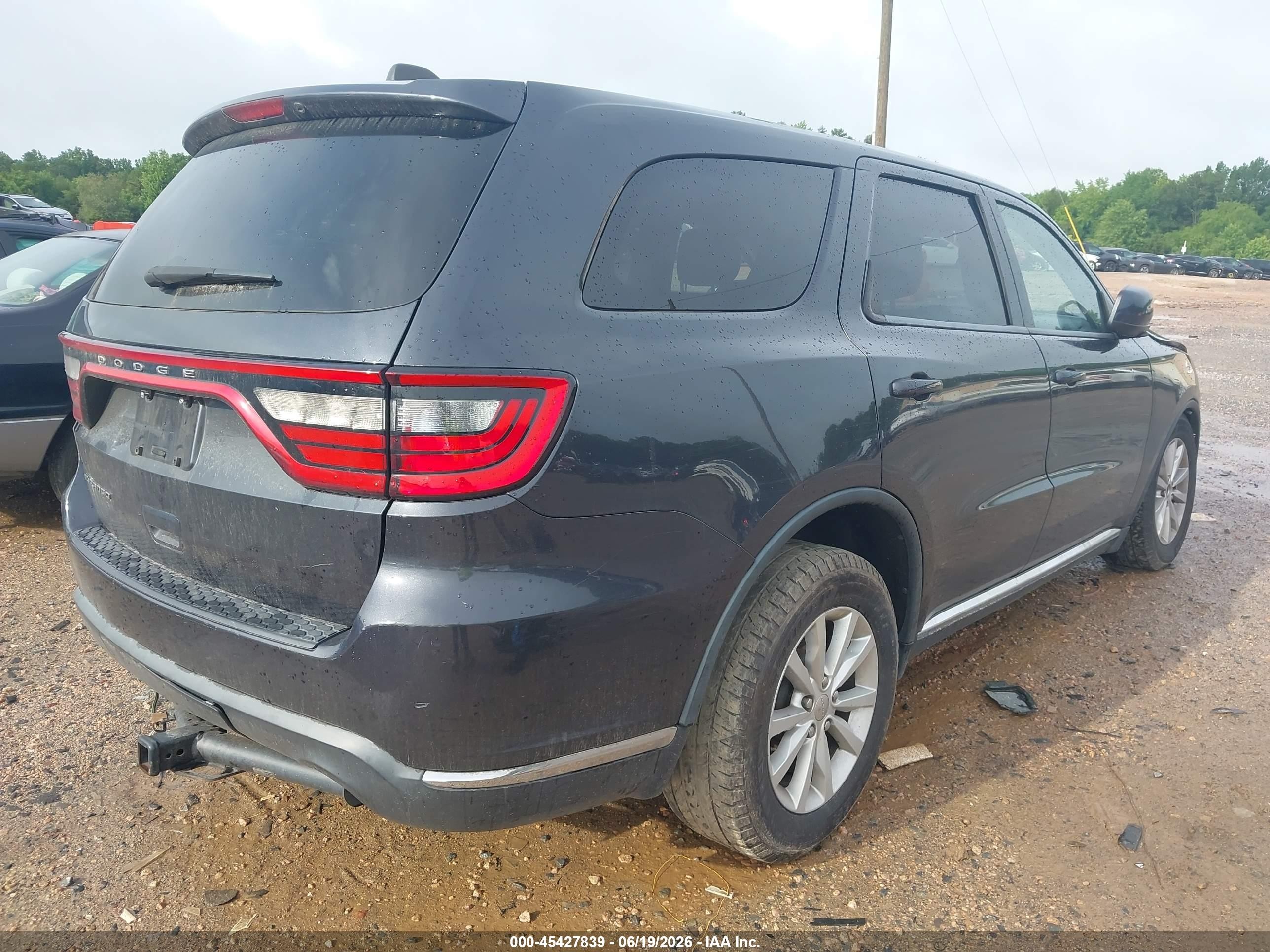 2014 Dodge Durango Sxt Gray vin: 1C4RDHAG3EC455016