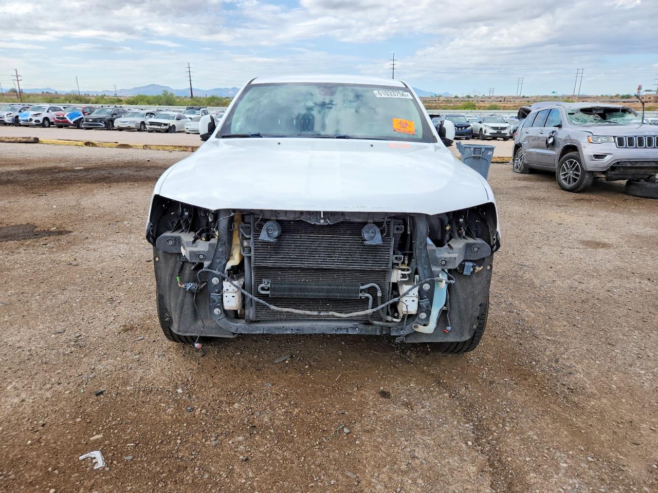 2015 Dodge Durango Белый vin: 1C4RDHAG3FC239698