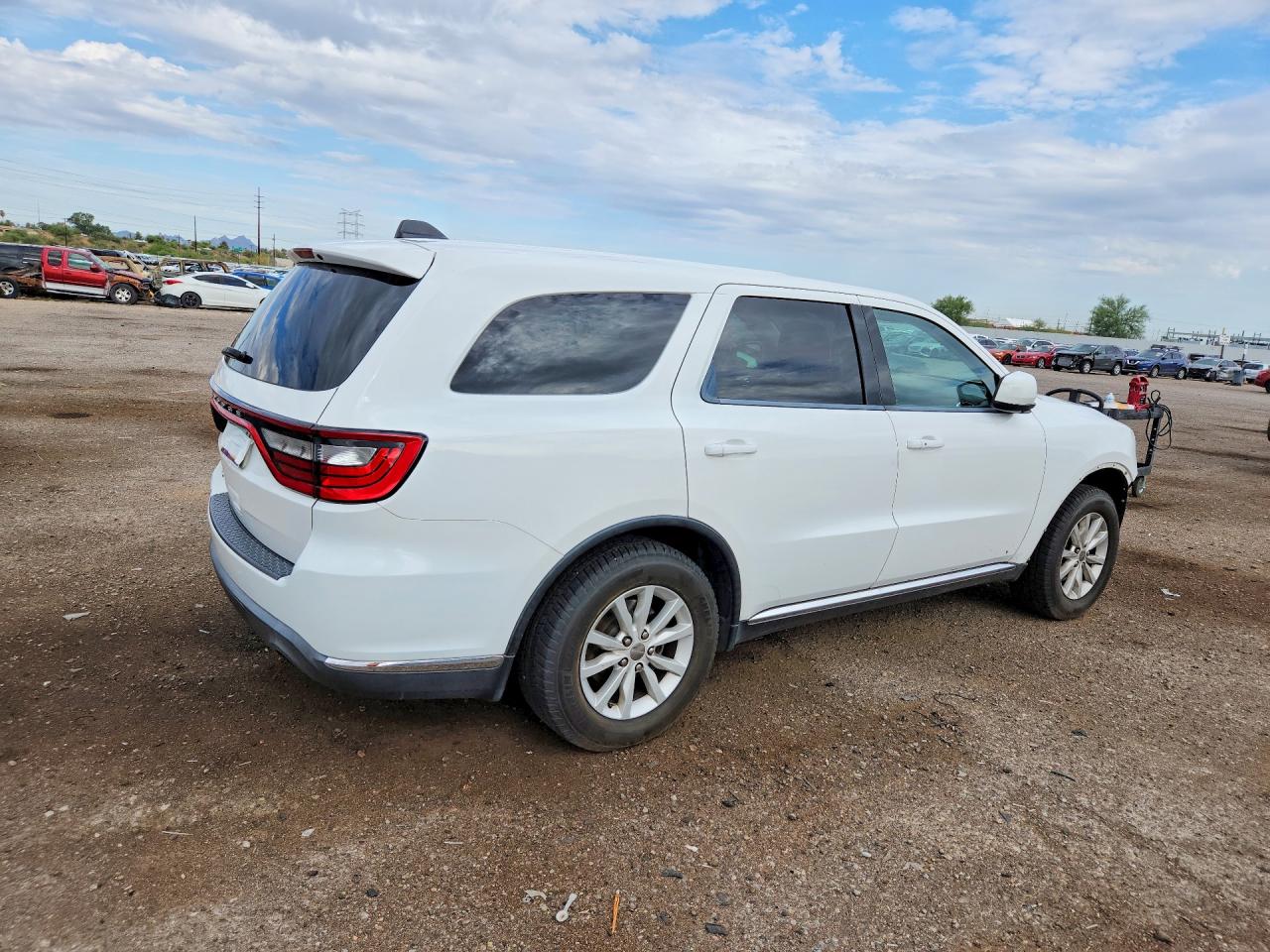 2015 Dodge Durango Белый vin: 1C4RDHAG3FC239698