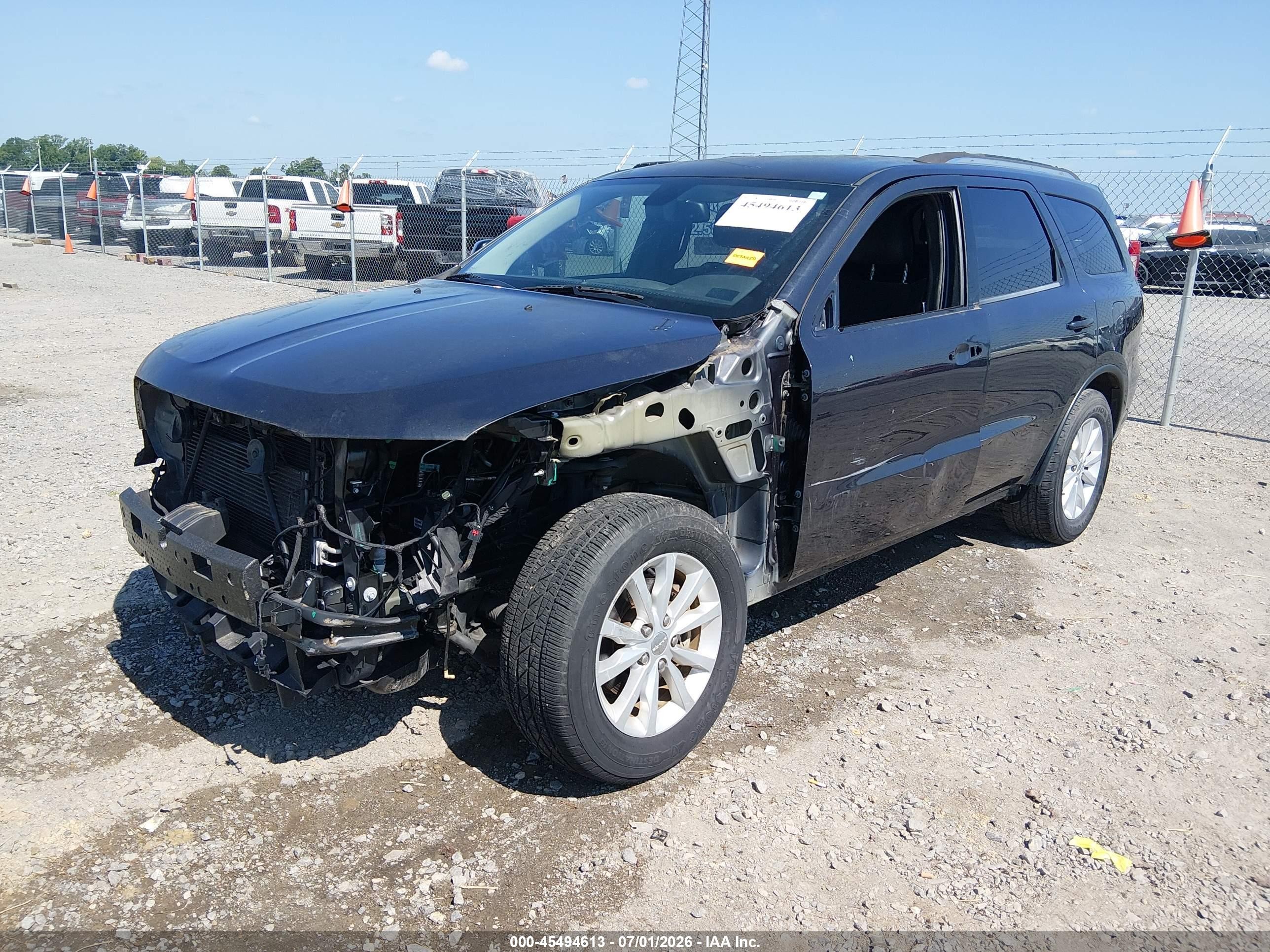 2015 Dodge Durango Sxt Blue vin: 1C4RDHAG3FC873643
