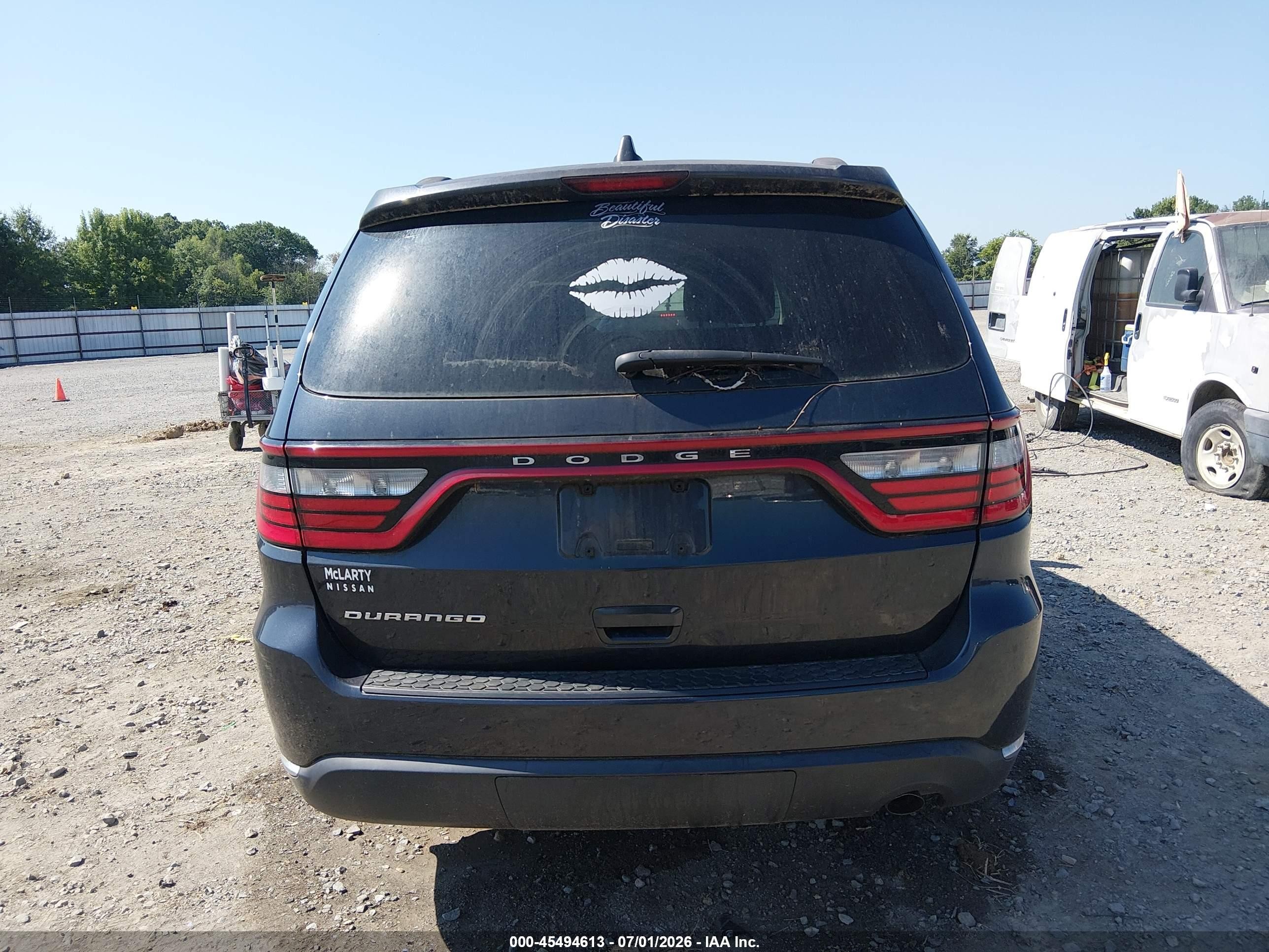 2015 Dodge Durango Sxt Blue vin: 1C4RDHAG3FC873643