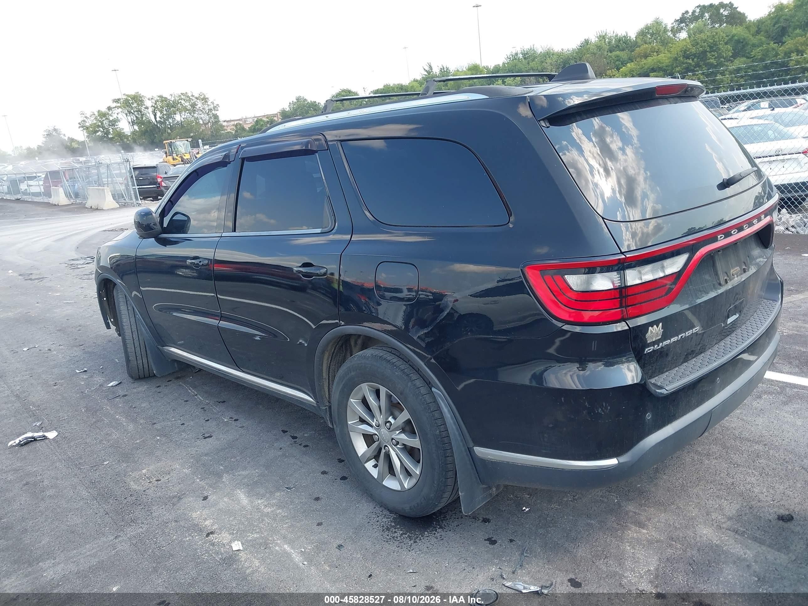 2017 Dodge Durango Sxt Rwd Black vin: 1C4RDHAG3HC724734