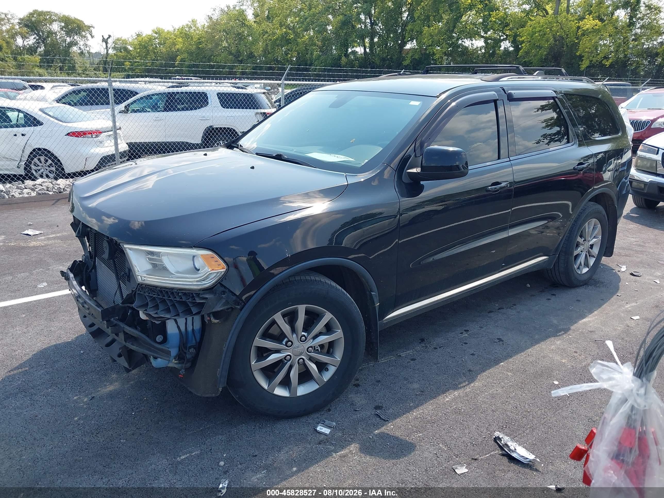 2017 Dodge Durango Sxt Rwd Black vin: 1C4RDHAG3HC724734