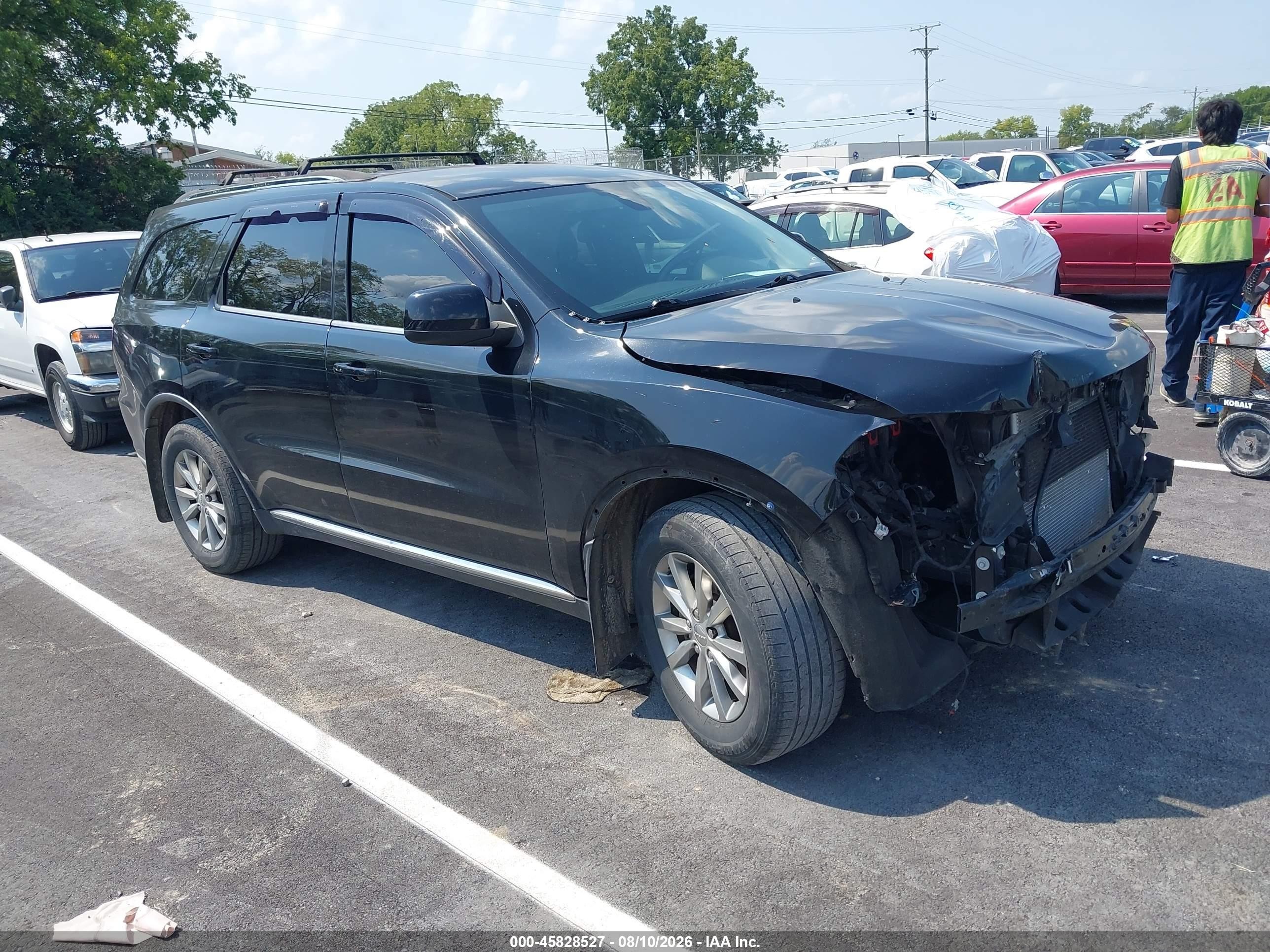 2017 Dodge Durango Sxt Rwd Black vin: 1C4RDHAG3HC724734