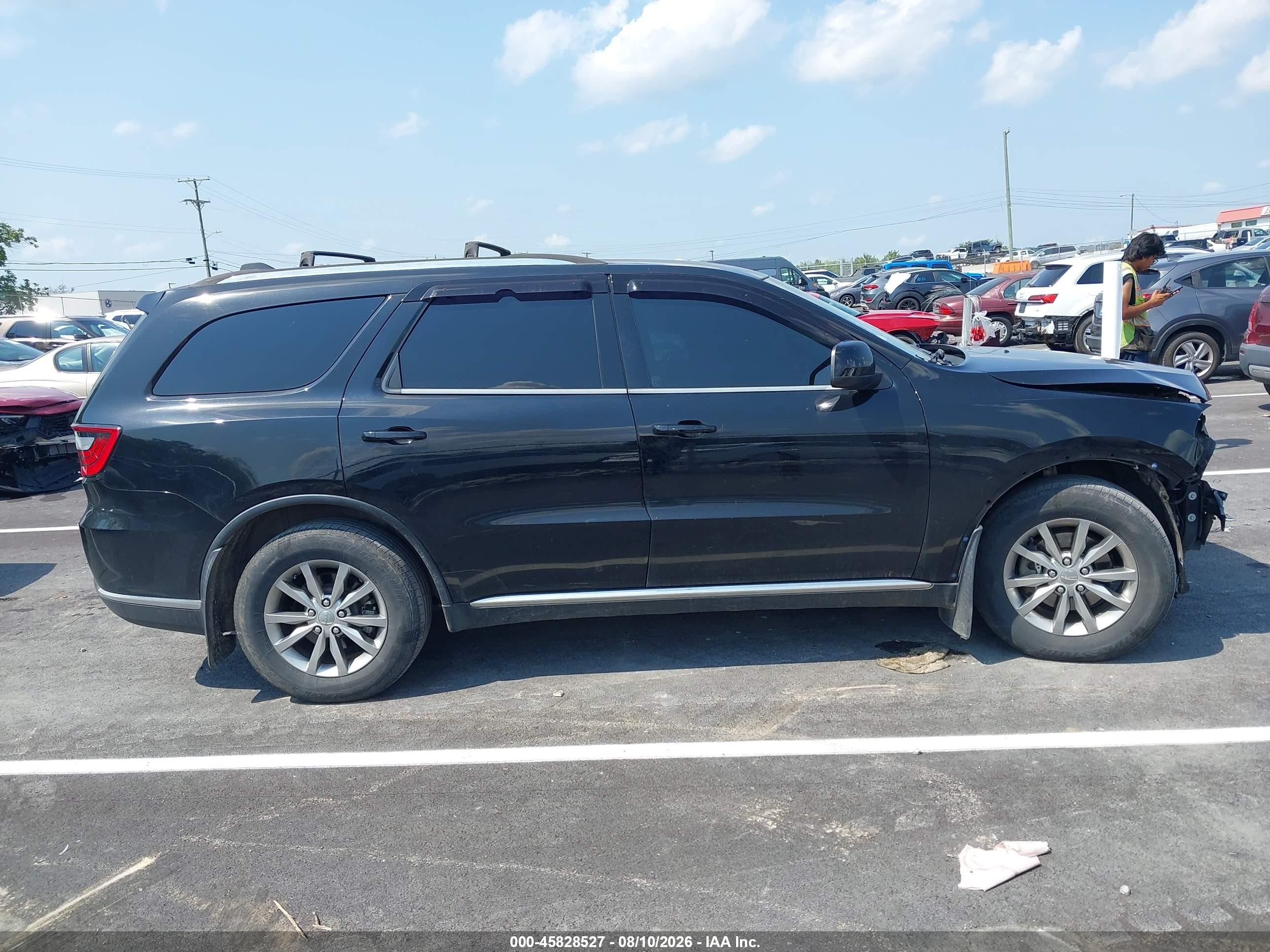 2017 Dodge Durango Sxt Rwd Black vin: 1C4RDHAG3HC724734