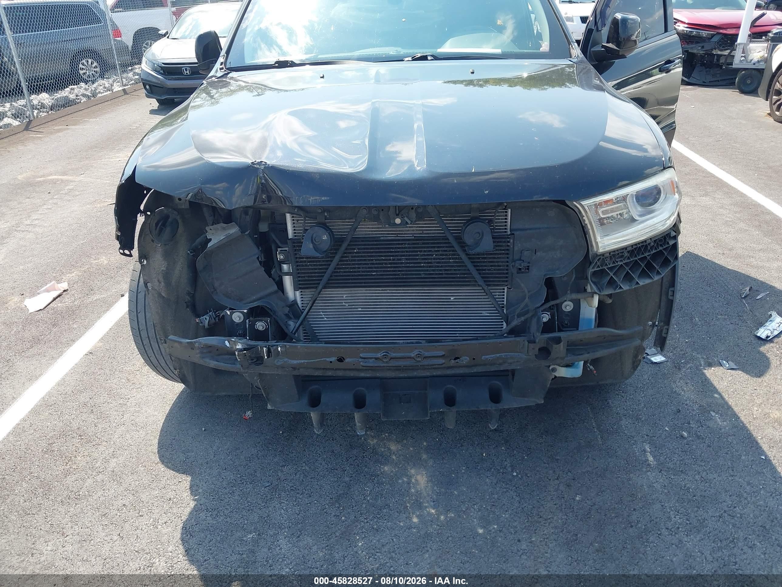2017 Dodge Durango Sxt Rwd Black vin: 1C4RDHAG3HC724734