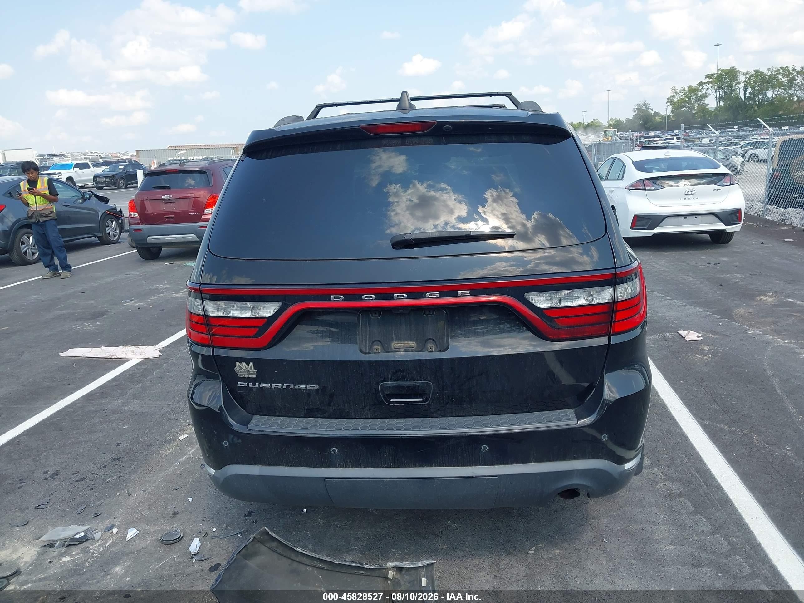 2017 Dodge Durango Sxt Rwd Black vin: 1C4RDHAG3HC724734