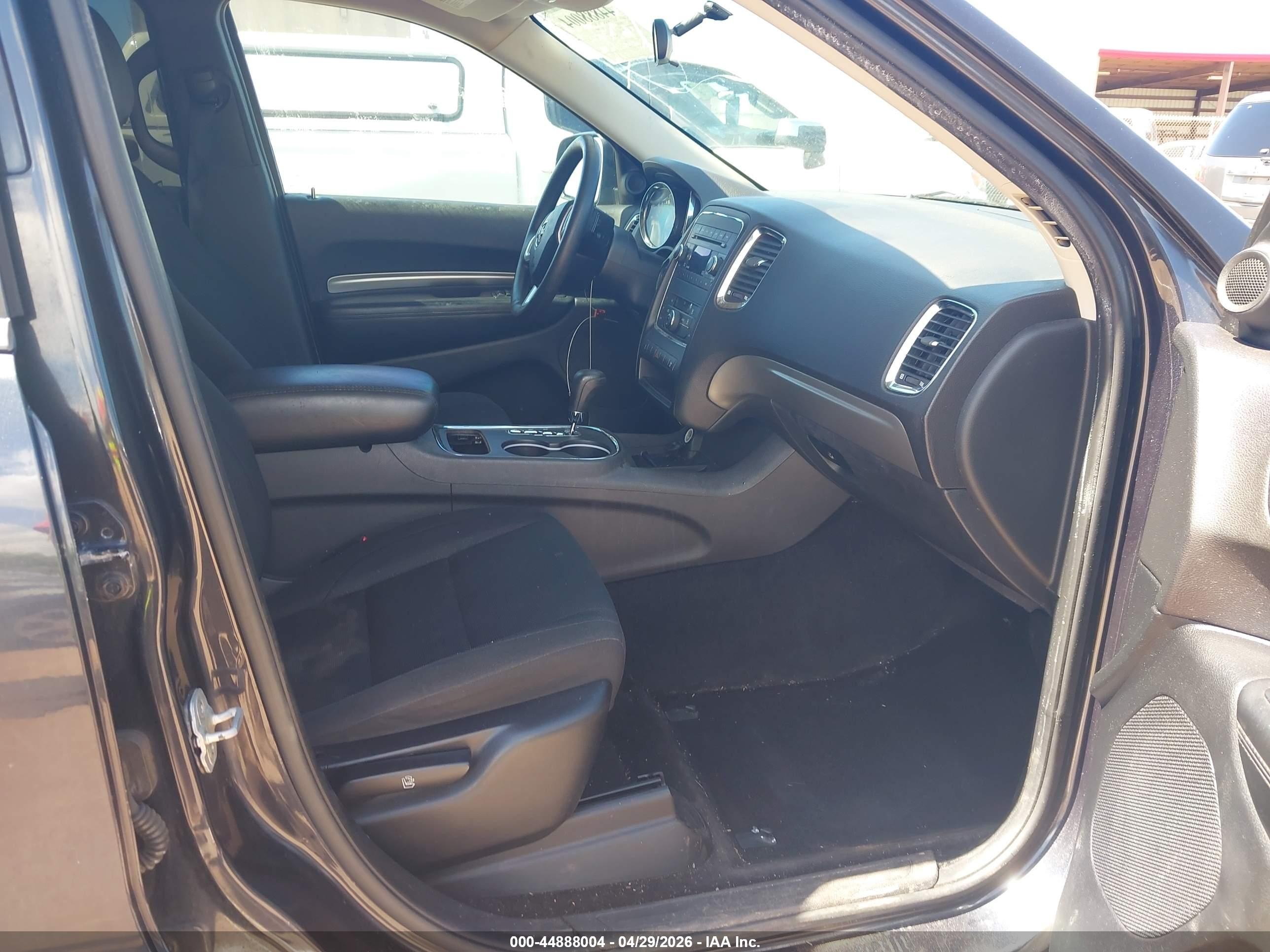 2013 Dodge Durango Sxt Black vin: 1C4RDHAG4DC592741