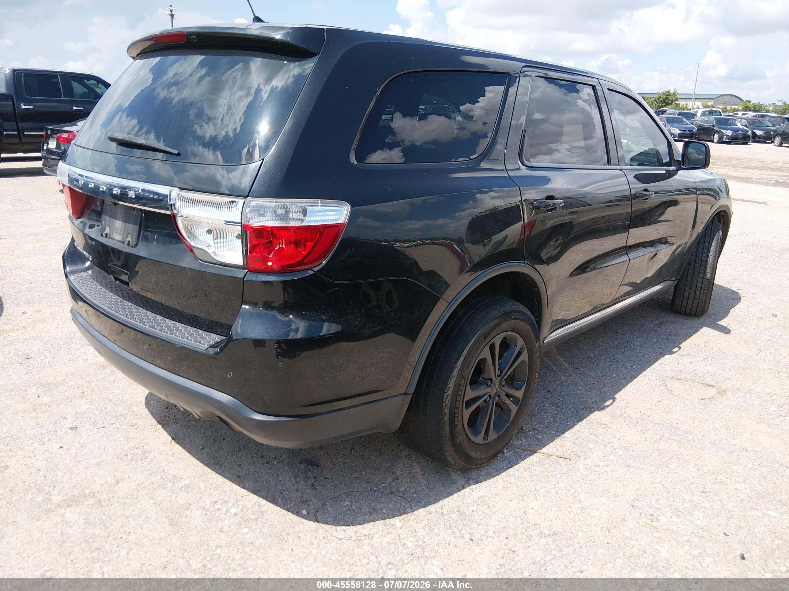 2013 Dodge Durango Sxt Черный vin: 1C4RDHAG4DC689034
