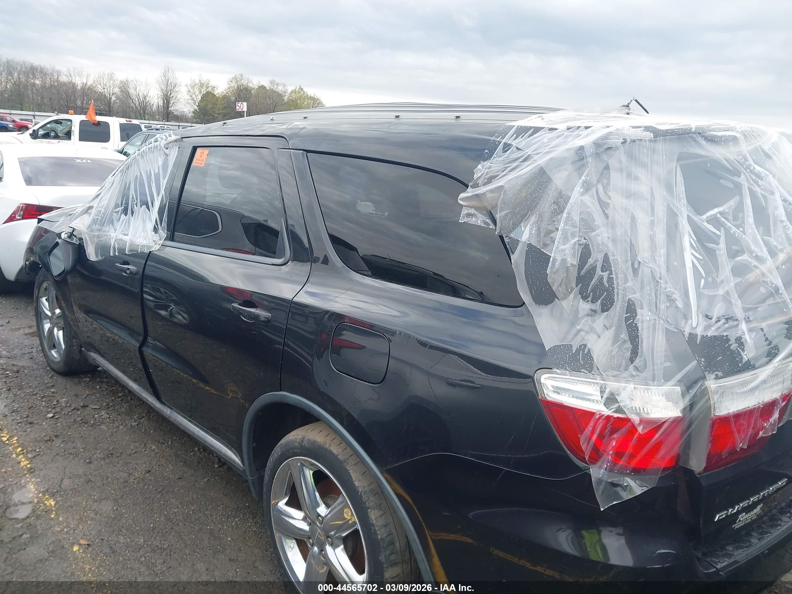 2013 Dodge Durango Sxt Black vin: 1C4RDHAG4DC692998