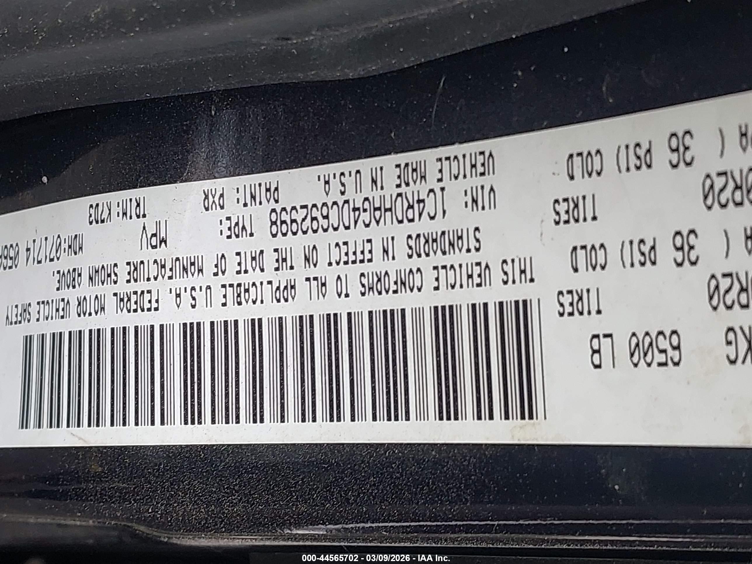 2013 Dodge Durango Sxt Black vin: 1C4RDHAG4DC692998