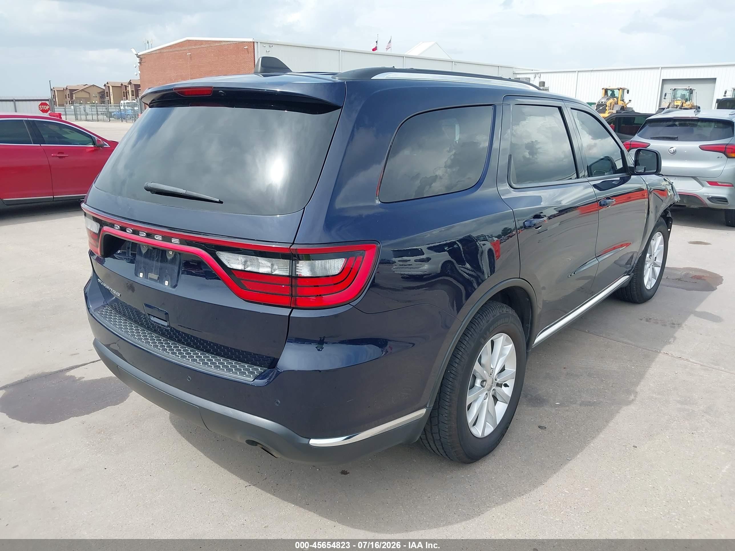 2014 Dodge Durango Sxt Blue vin: 1C4RDHAG4EC286625