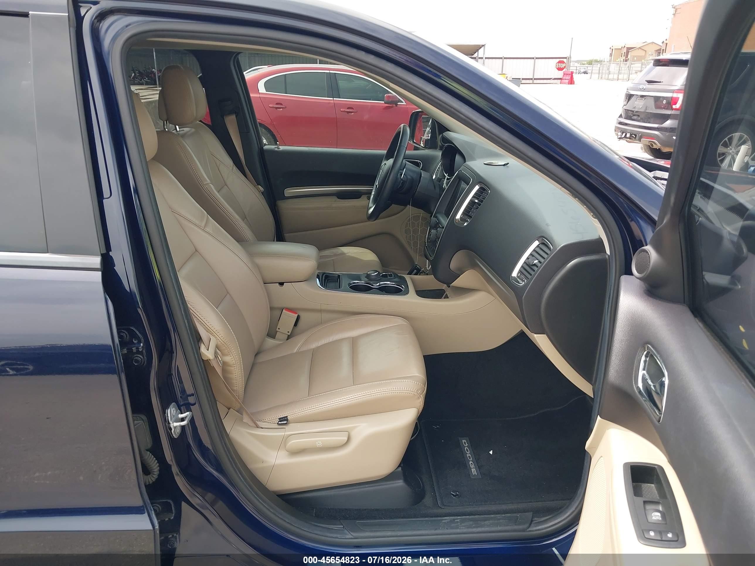 2014 Dodge Durango Sxt Blue vin: 1C4RDHAG4EC286625