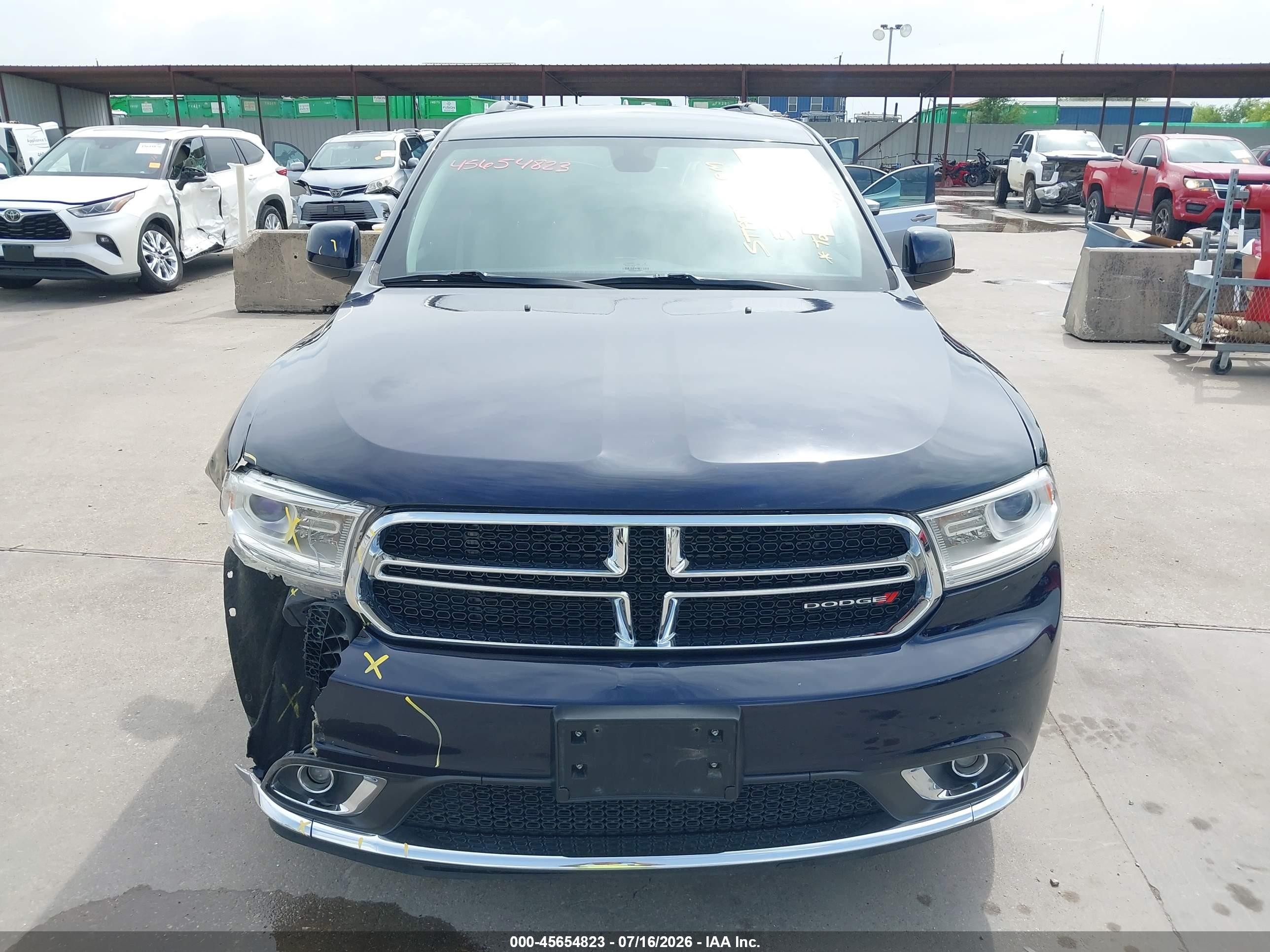 2014 Dodge Durango Sxt Blue vin: 1C4RDHAG4EC286625