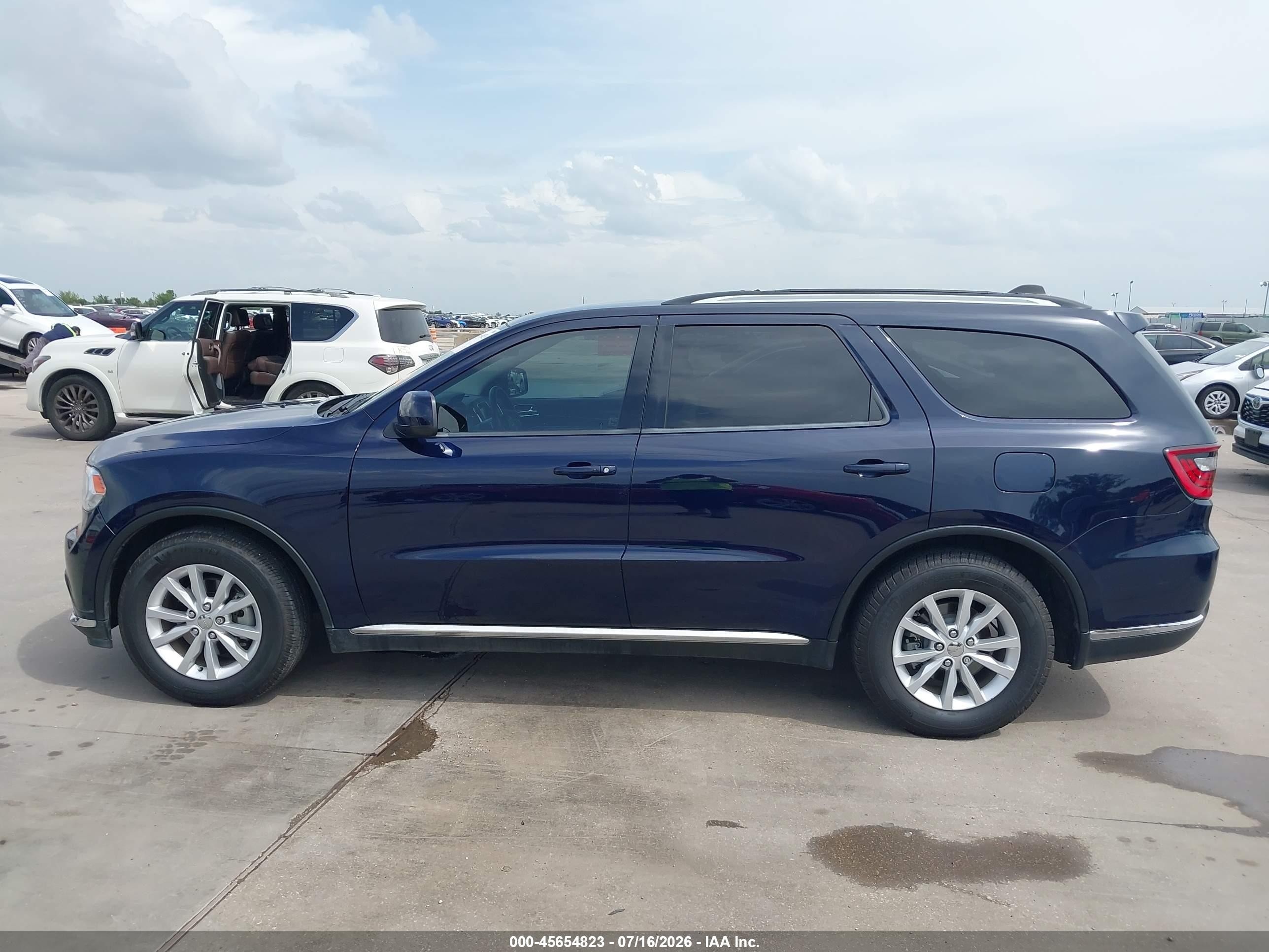 2014 Dodge Durango Sxt Blue vin: 1C4RDHAG4EC286625