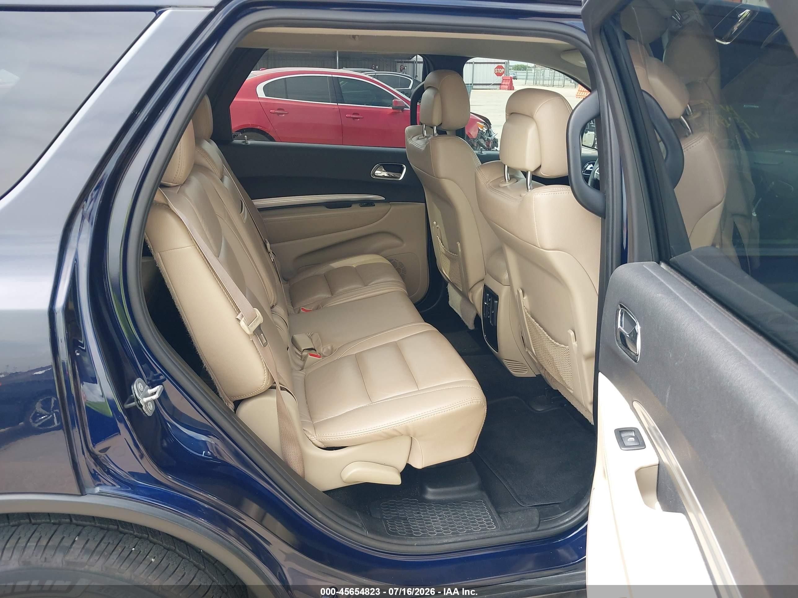 2014 Dodge Durango Sxt Blue vin: 1C4RDHAG4EC286625