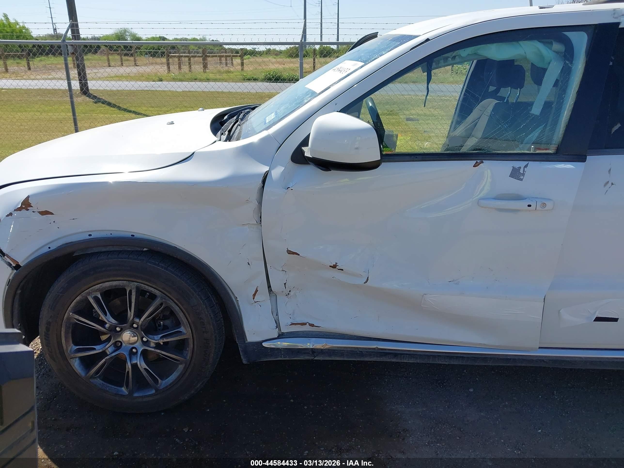 2014 Dodge Durango Sxt White vin: 1C4RDHAG4EC313595