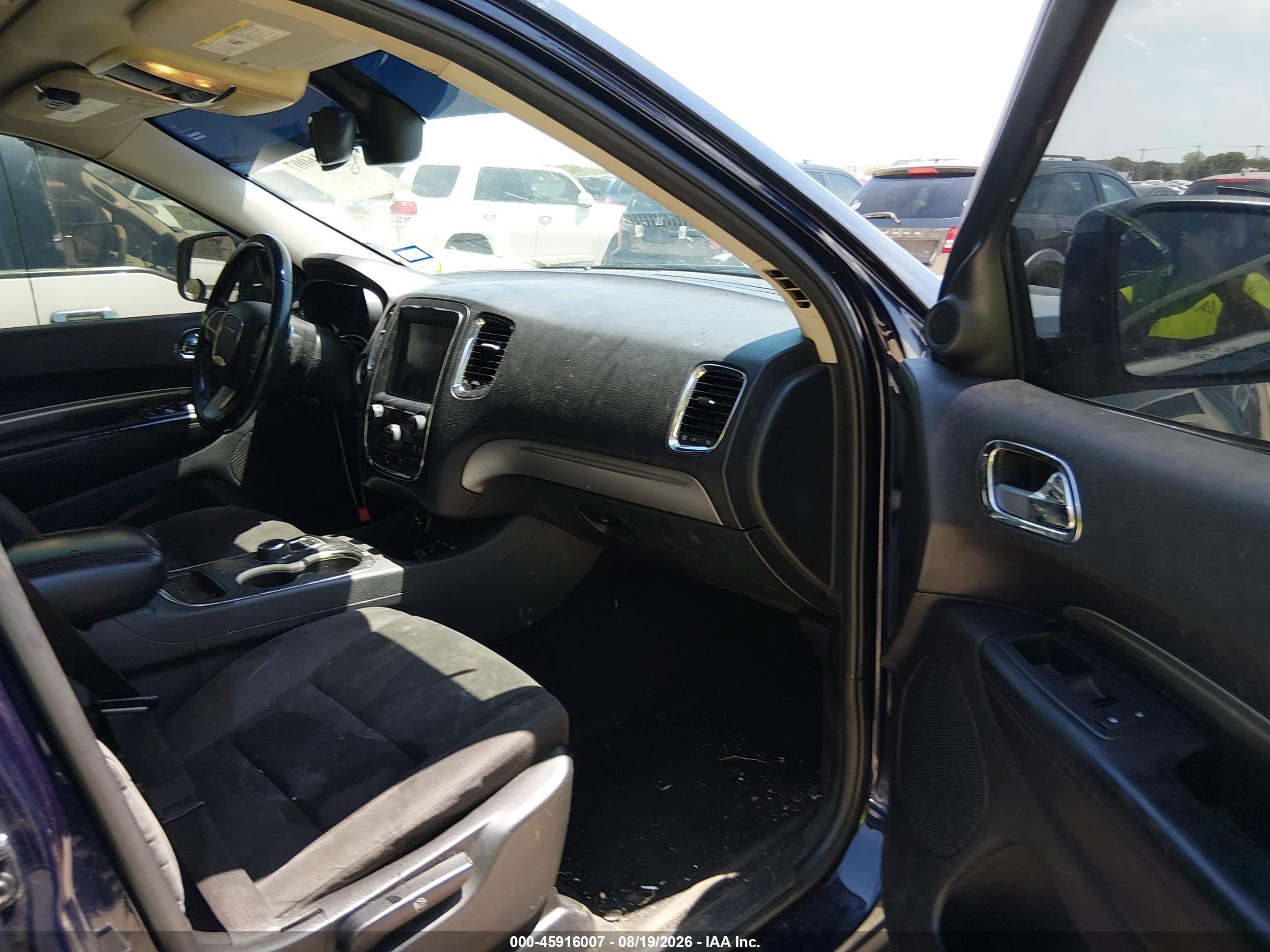 2014 Dodge Durango Sxt Blue vin: 1C4RDHAG4EC313807