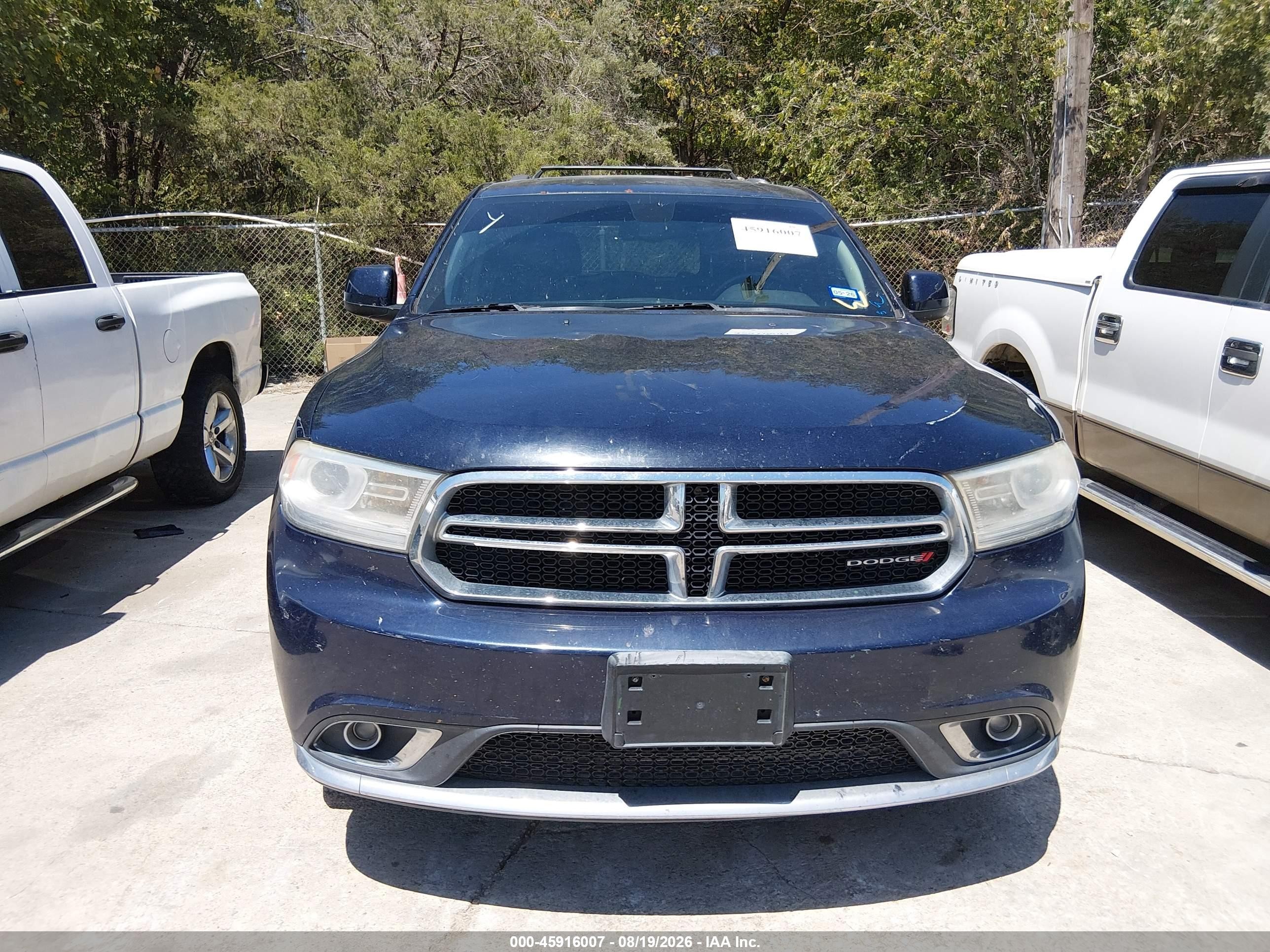 2014 Dodge Durango Sxt Blue vin: 1C4RDHAG4EC313807