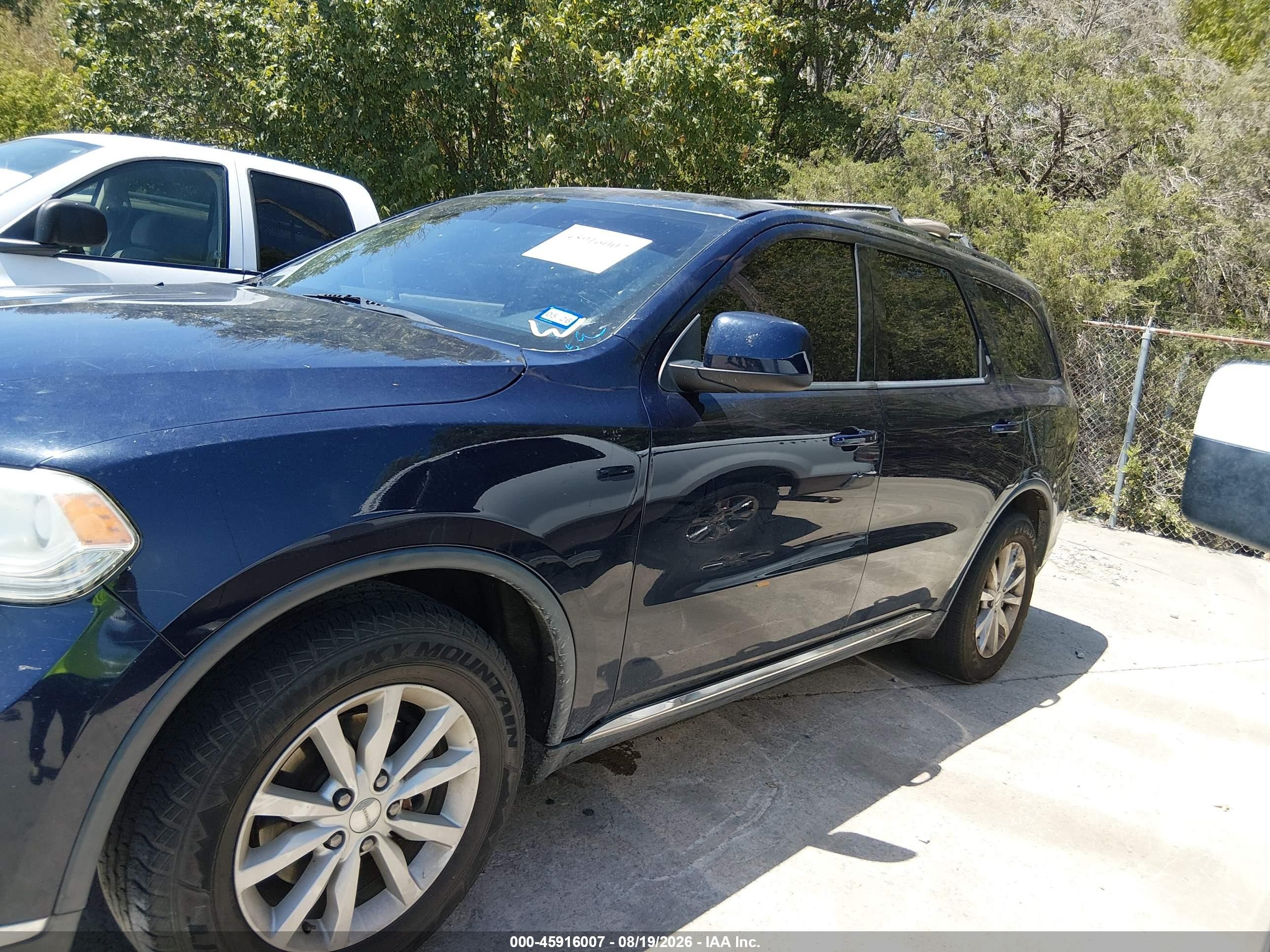 2014 Dodge Durango Sxt Blue vin: 1C4RDHAG4EC313807