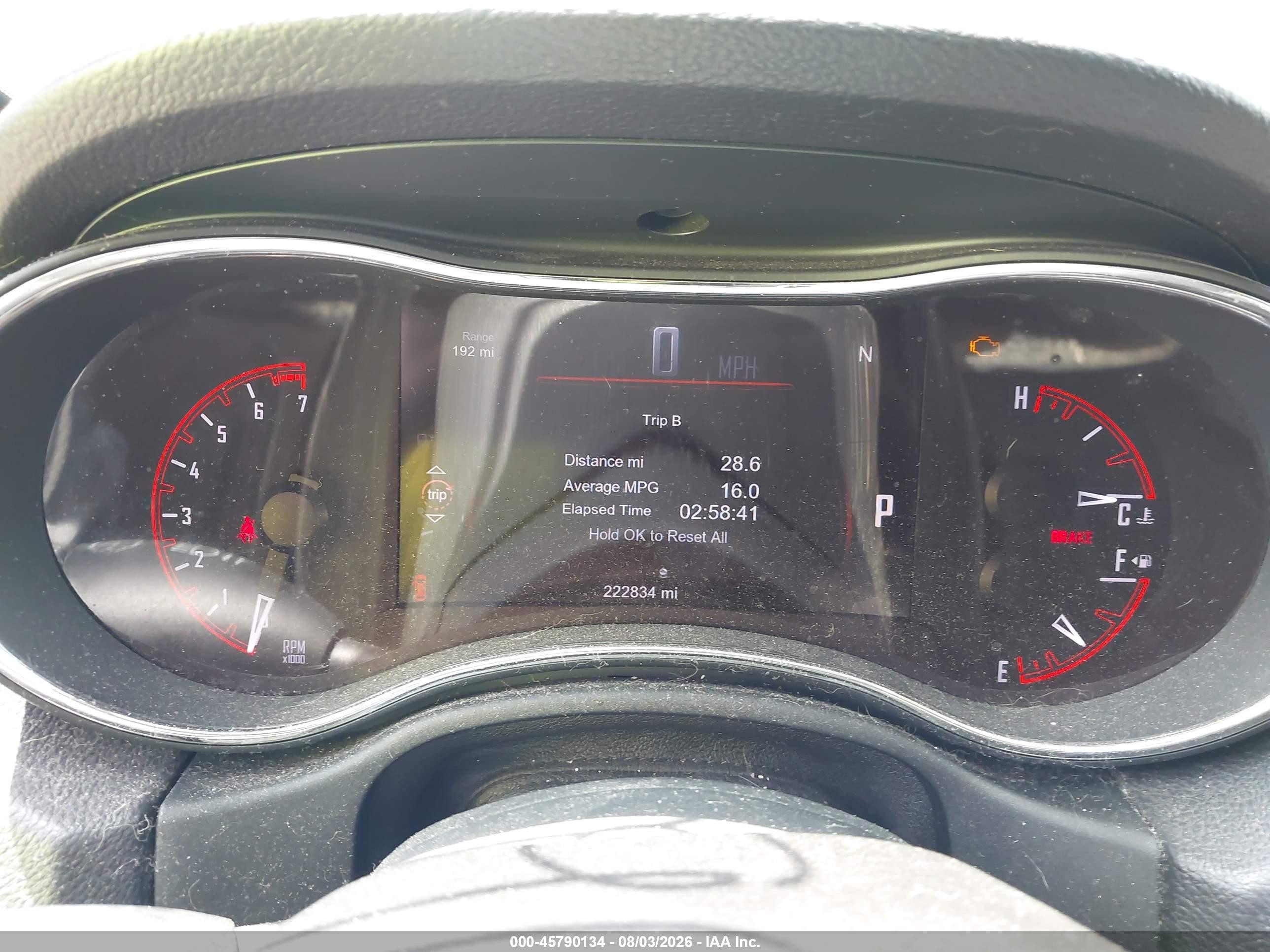 2014 Dodge Durango Sxt Gray vin: 1C4RDHAG4EC590506