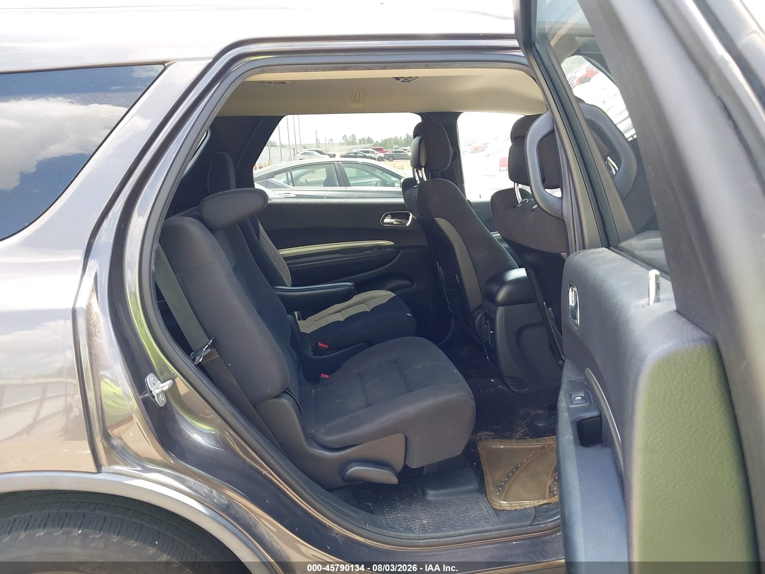 2014 Dodge Durango Sxt Gray vin: 1C4RDHAG4EC590506