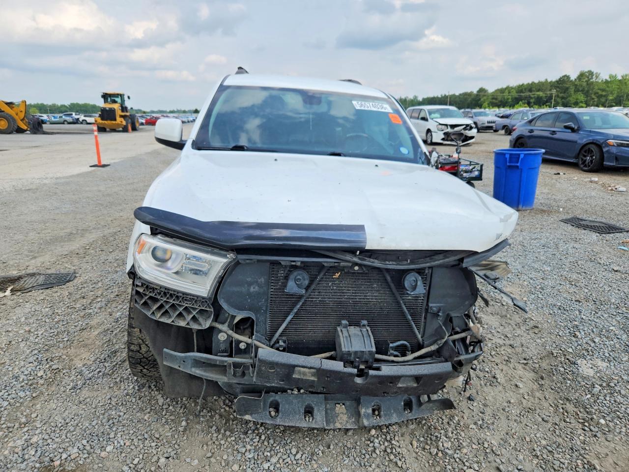 2014 Dodge Durango Sxt White vin: 1C4RDHAG4EC592076