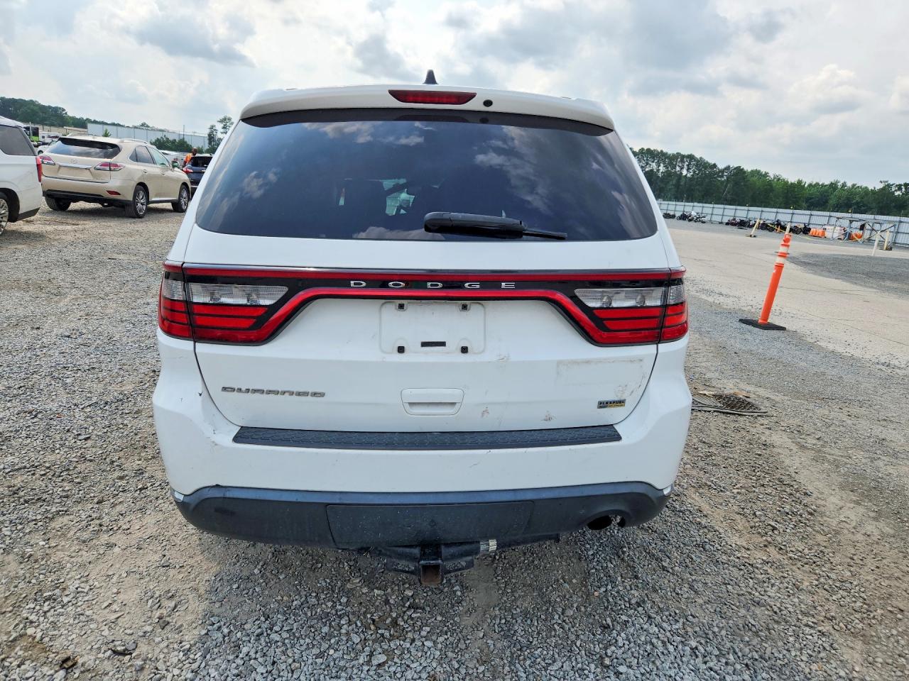 2014 Dodge Durango Sxt White vin: 1C4RDHAG4EC592076