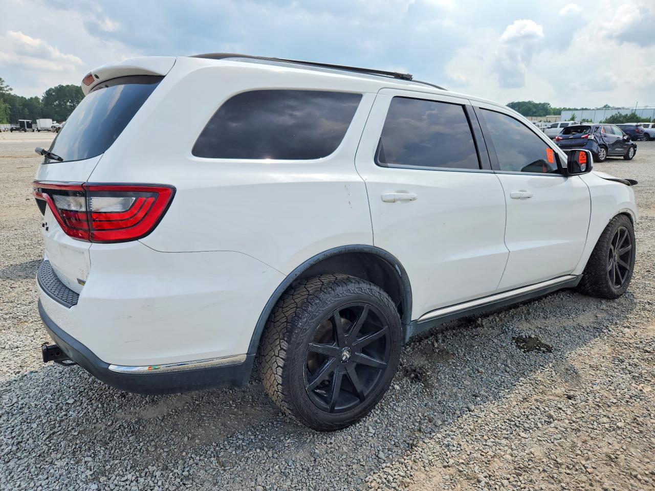 2014 Dodge Durango Sxt White vin: 1C4RDHAG4EC592076