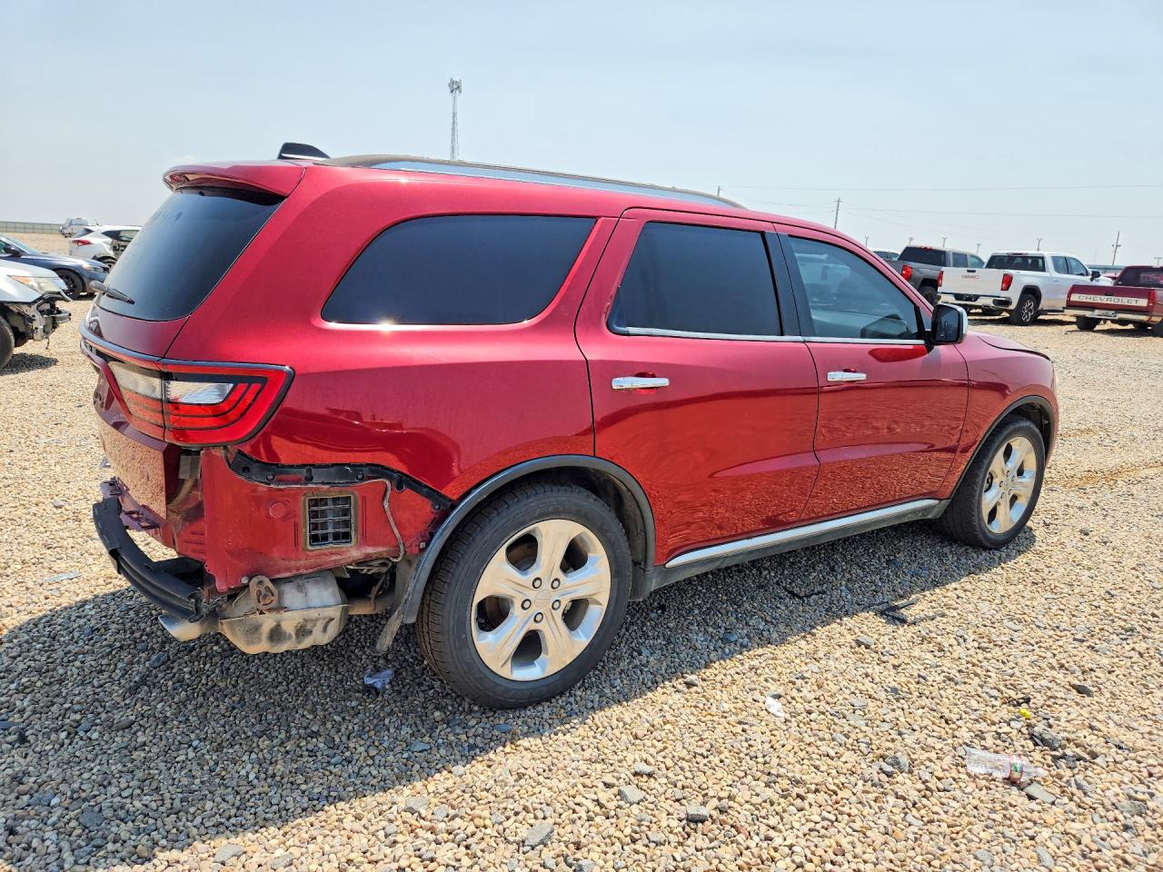 2014 Dodge Durango Sxt Maroon vin: 1C4RDHAG4EC594510