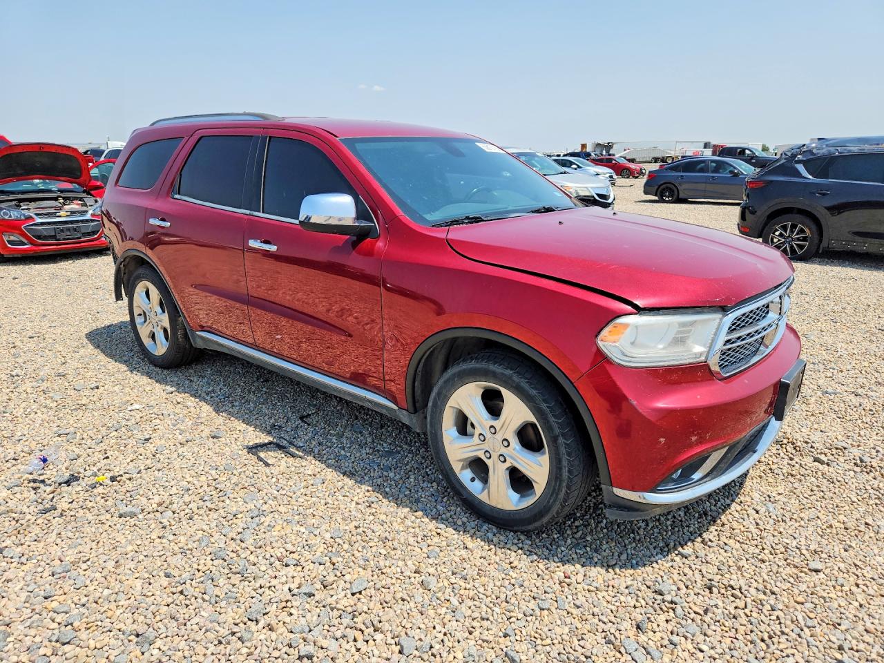 2014 Dodge Durango Sxt Maroon vin: 1C4RDHAG4EC594510