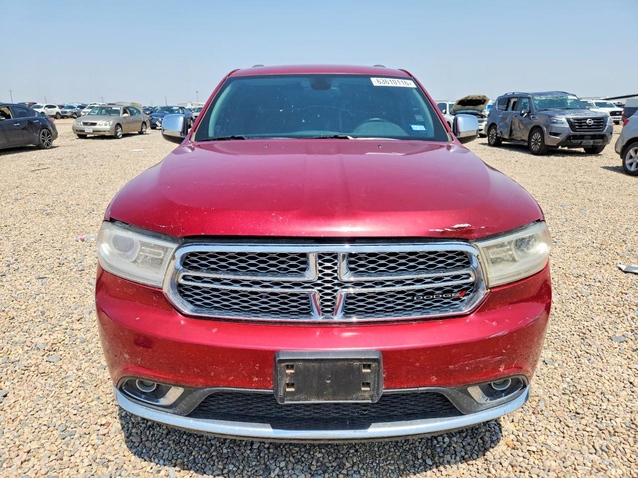 2014 Dodge Durango Sxt Maroon vin: 1C4RDHAG4EC594510