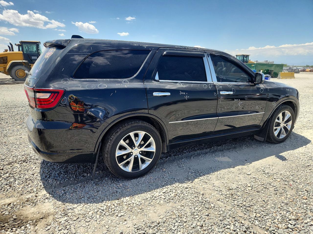 2015 Dodge Durango Sxt Black vin: 1C4RDHAG4FC100650