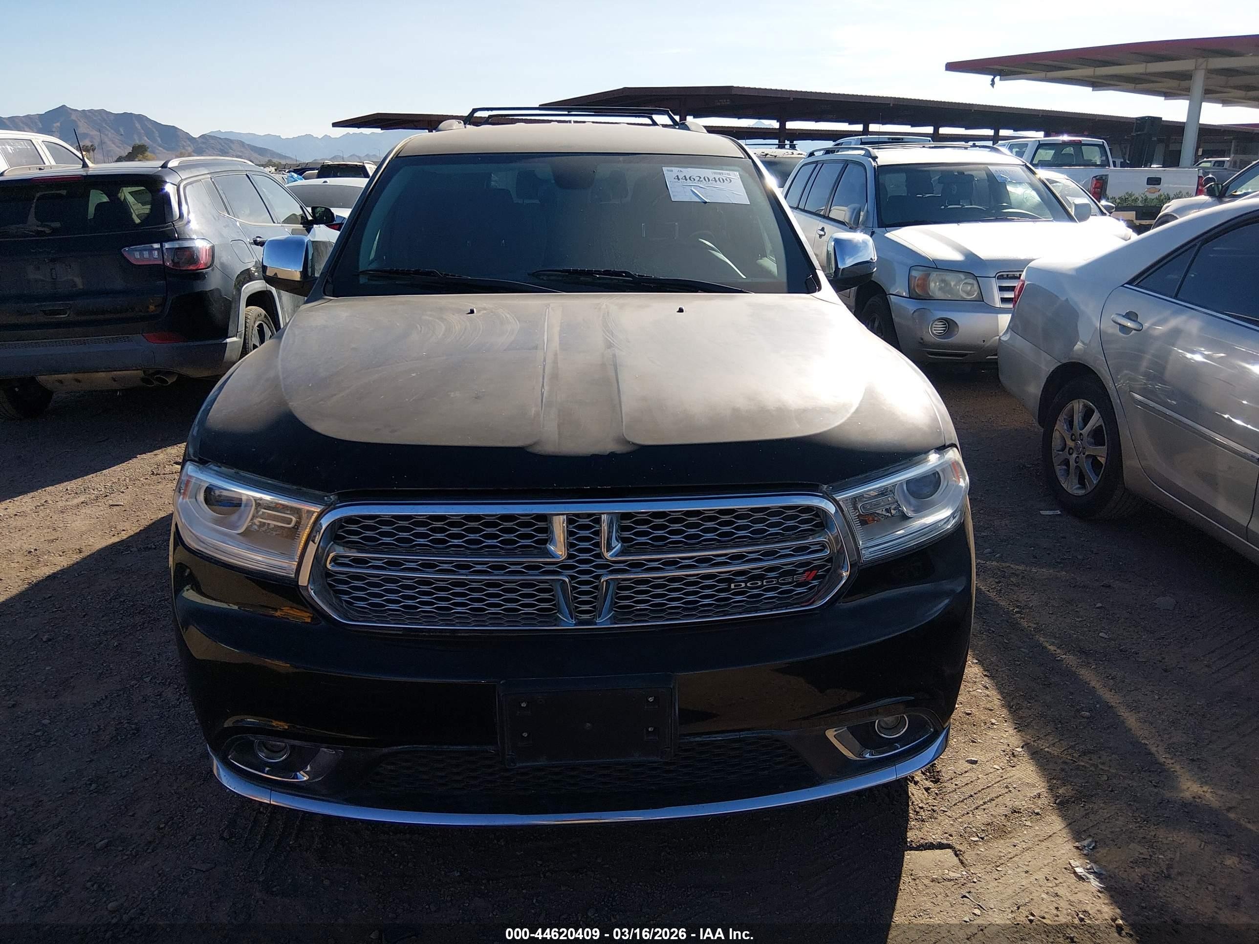 2015 Dodge Durango Sxt Black vin: 1C4RDHAG4FC127668