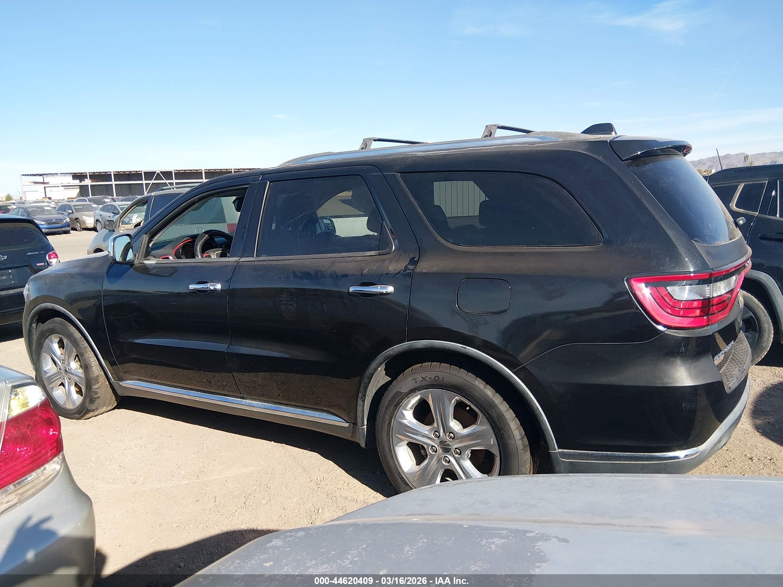 2015 Dodge Durango Sxt Black vin: 1C4RDHAG4FC127668
