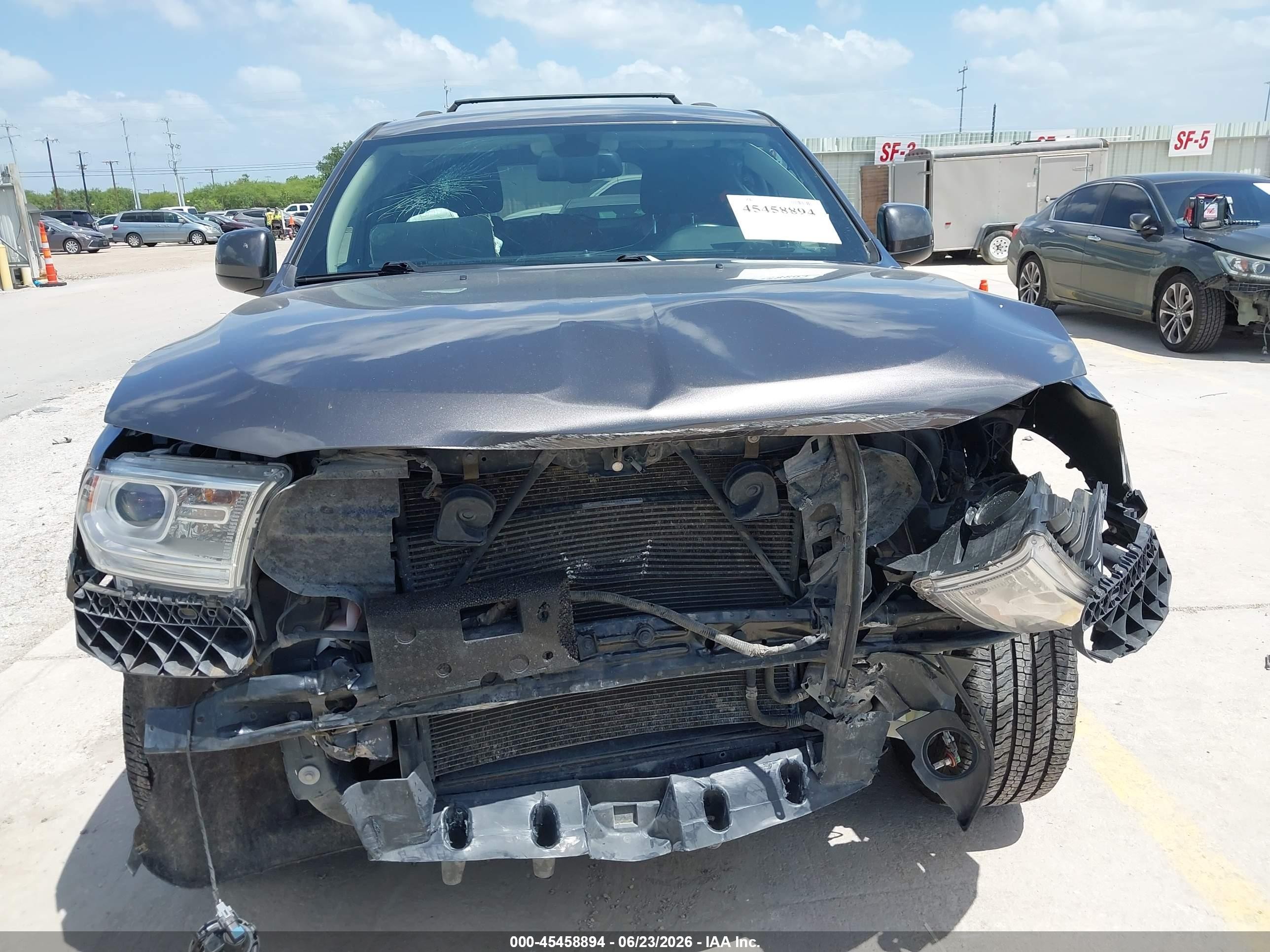 2015 Dodge Durango Sxt Серый vin: 1C4RDHAG4FC709124