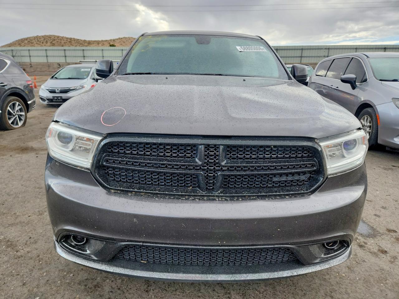 2015 Dodge Durango Sxt Gray vin: 1C4RDHAG4FC765922