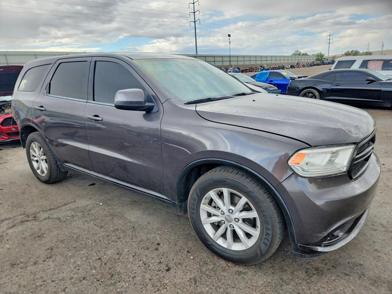 2015 Dodge Durango Sxt Gray vin: 1C4RDHAG4FC765922