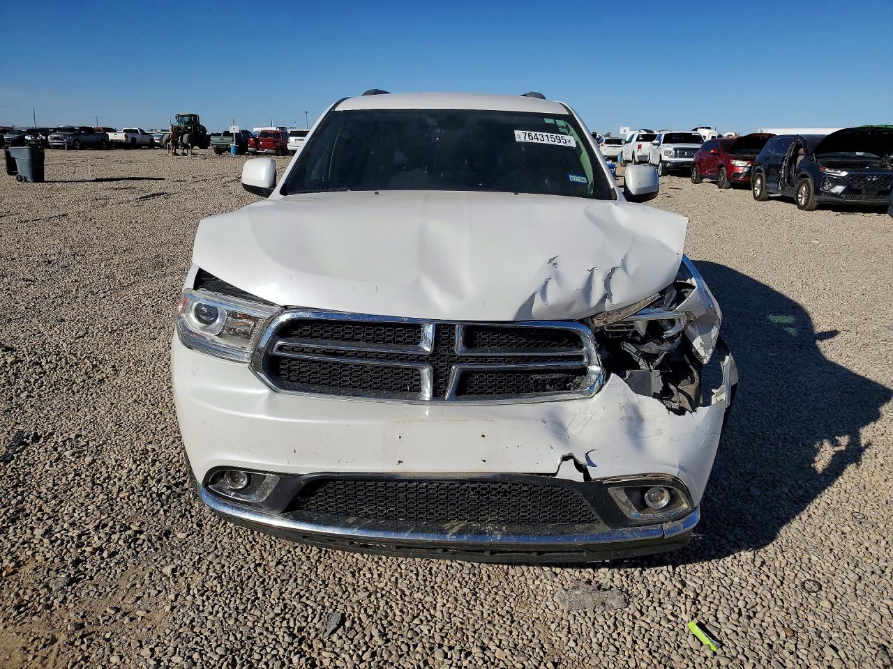 2018 Dodge Durango Sxt White vin: 1C4RDHAG4JC115125
