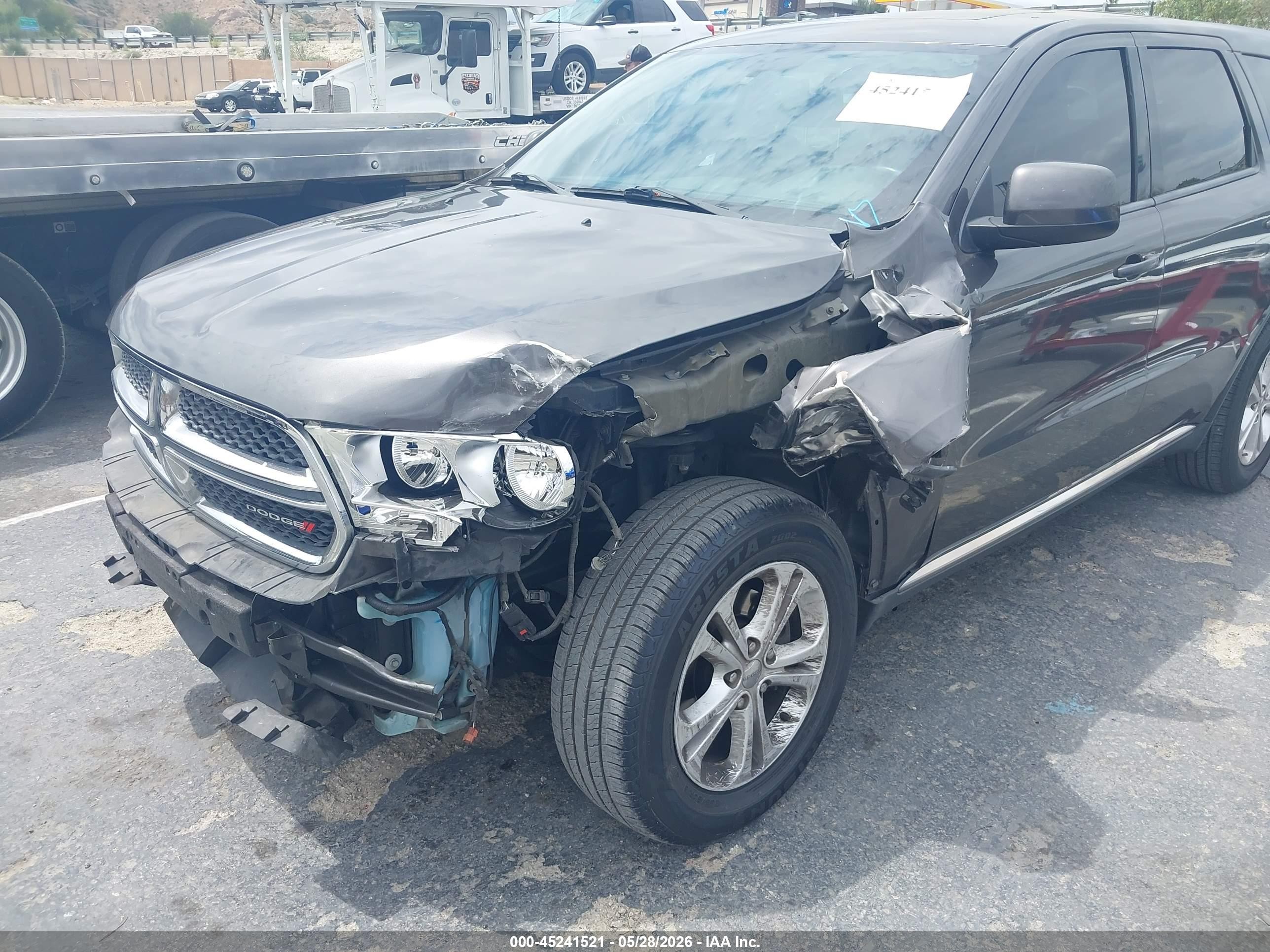 2013 Dodge Durango Sxt Gray vin: 1C4RDHAG5DC687633