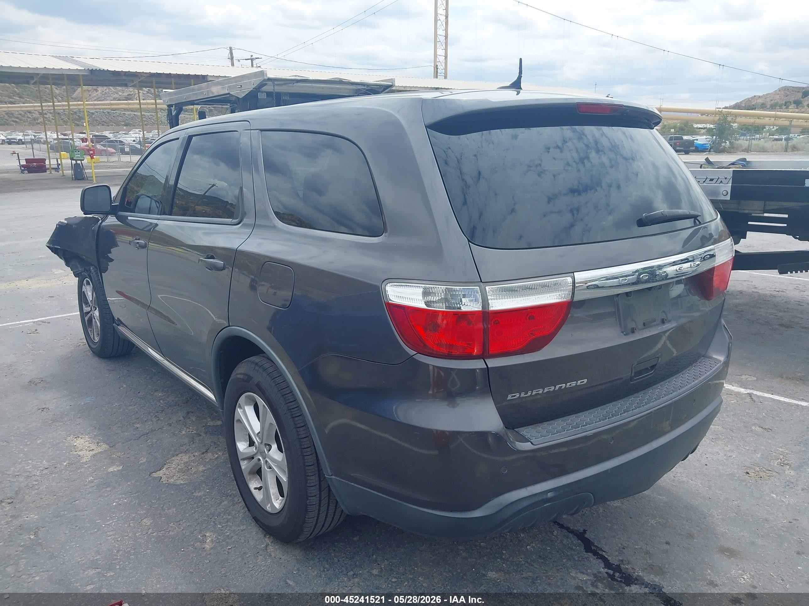 2013 Dodge Durango Sxt Gray vin: 1C4RDHAG5DC687633
