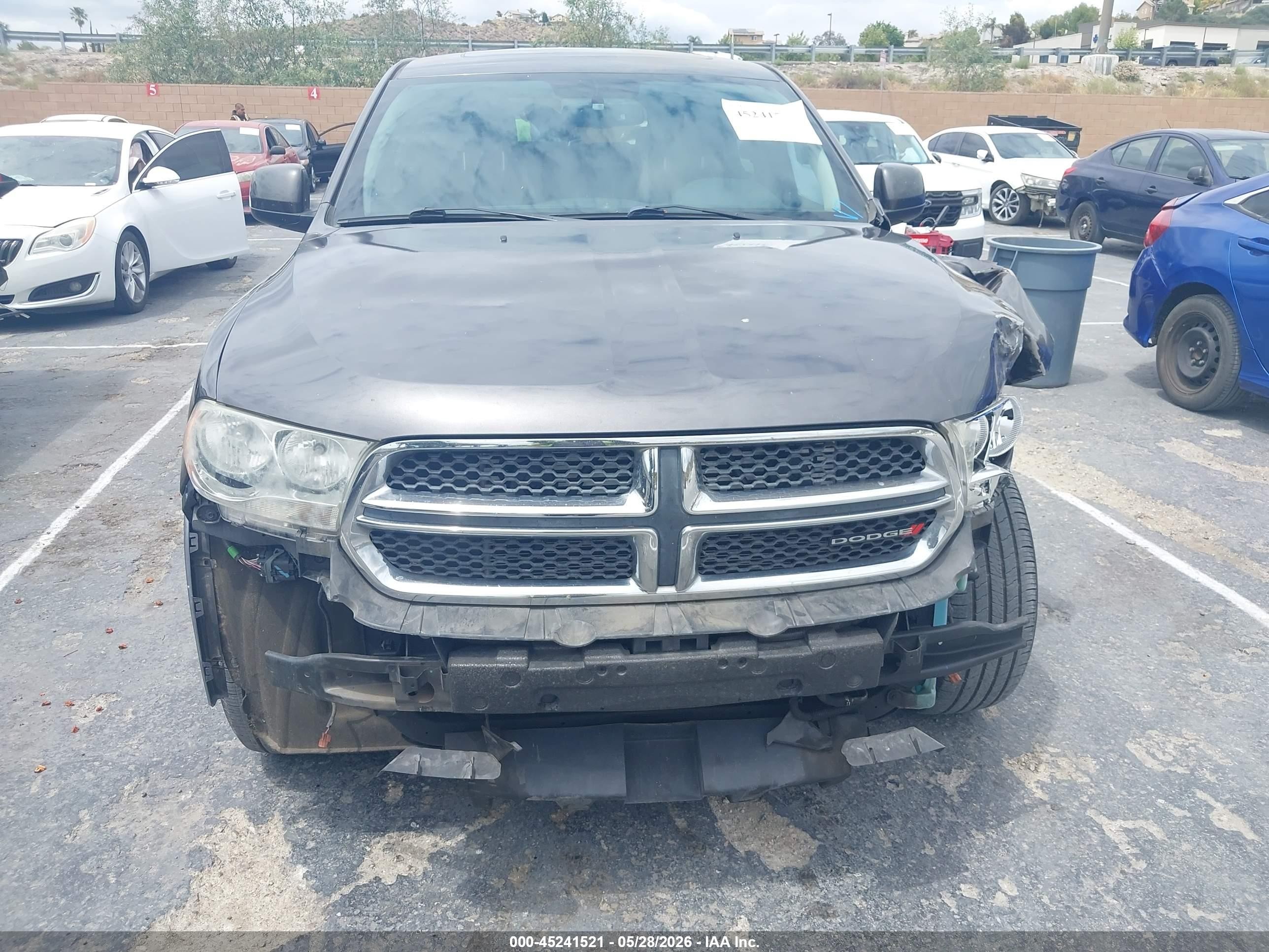 2013 Dodge Durango Sxt Gray vin: 1C4RDHAG5DC687633