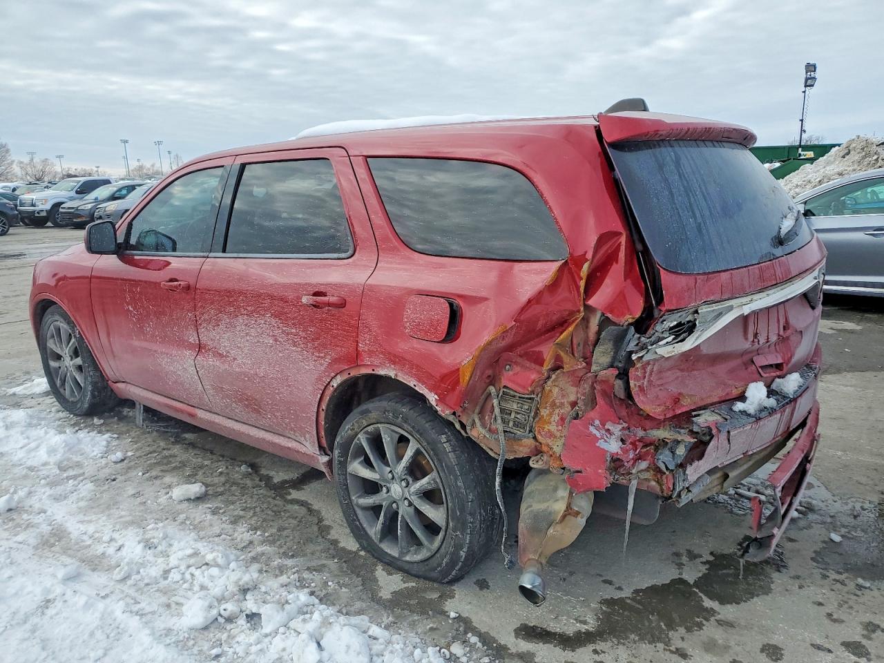 2014 Dodge Durango Sxt Красный vin: 1C4RDHAG5EC370260